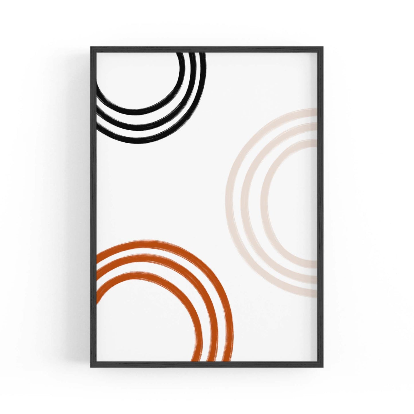 Modern Abstract Shape Minimal Retro Wall Art #12 - The Affordable Art Company