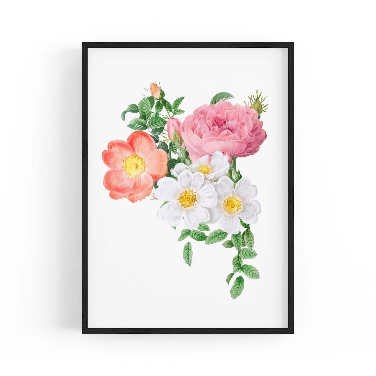 Botanical Flower Painting Floral Kitchen Wall Art #1 - The Affordable Art Company