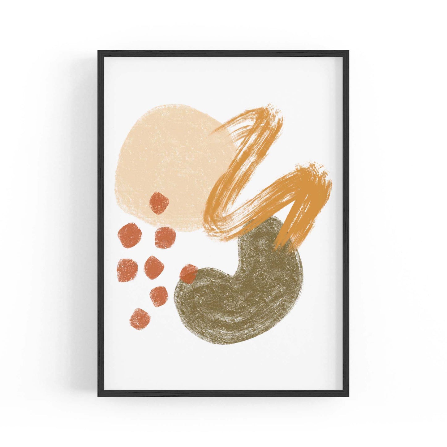 Abstract Shapes Minimal Wall Art #4 - The Affordable Art Company