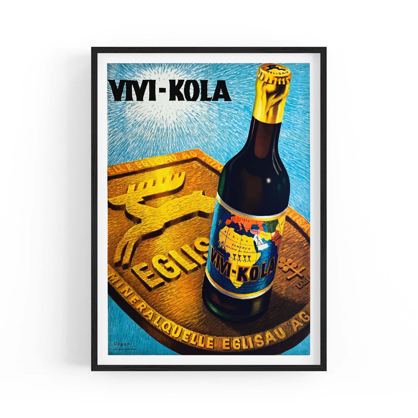 Vivi Kola Vintage Drinks Advert Wall Art - The Affordable Art Company