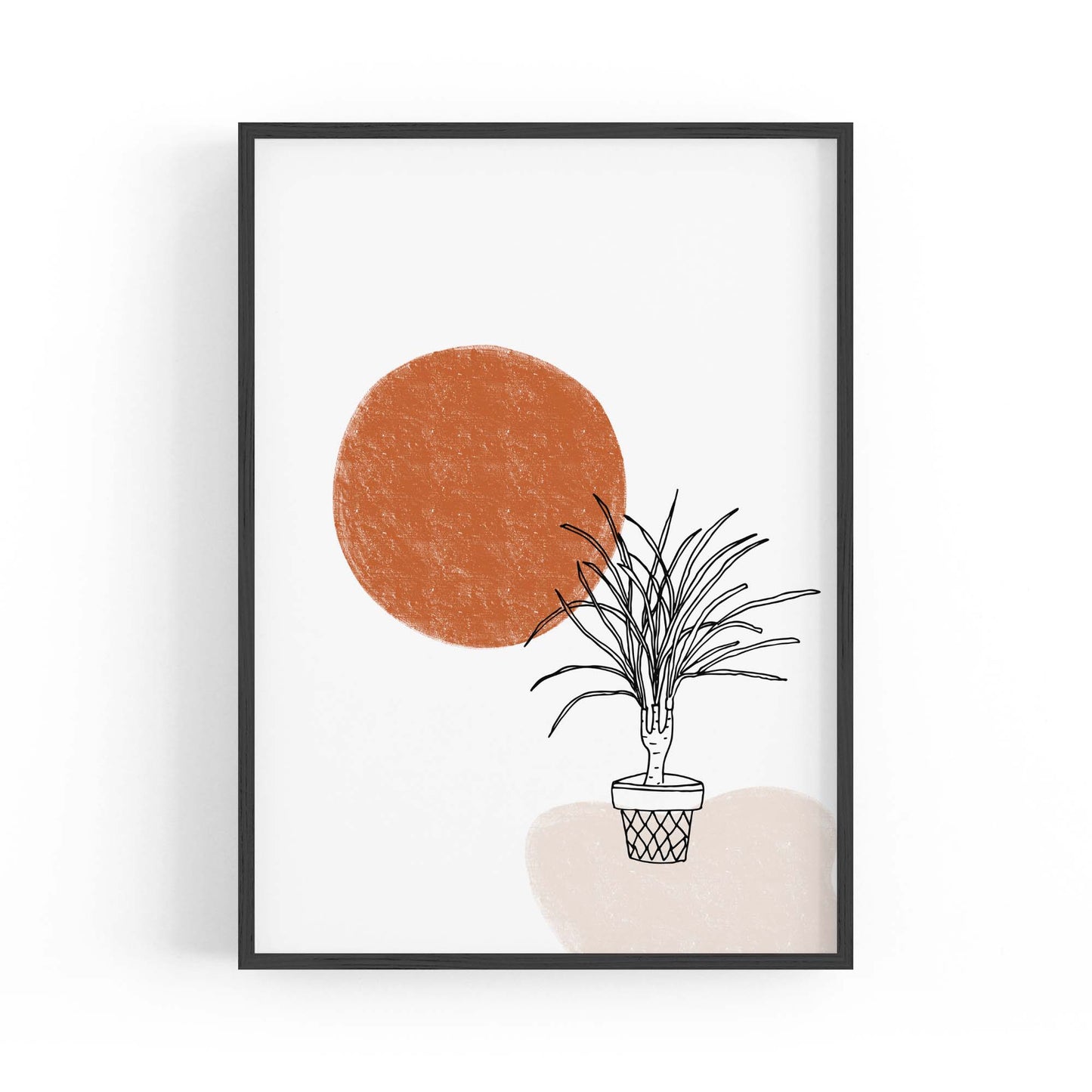 Modern Abstract Shape Minimal Retro Wall Art #16 - The Affordable Art Company