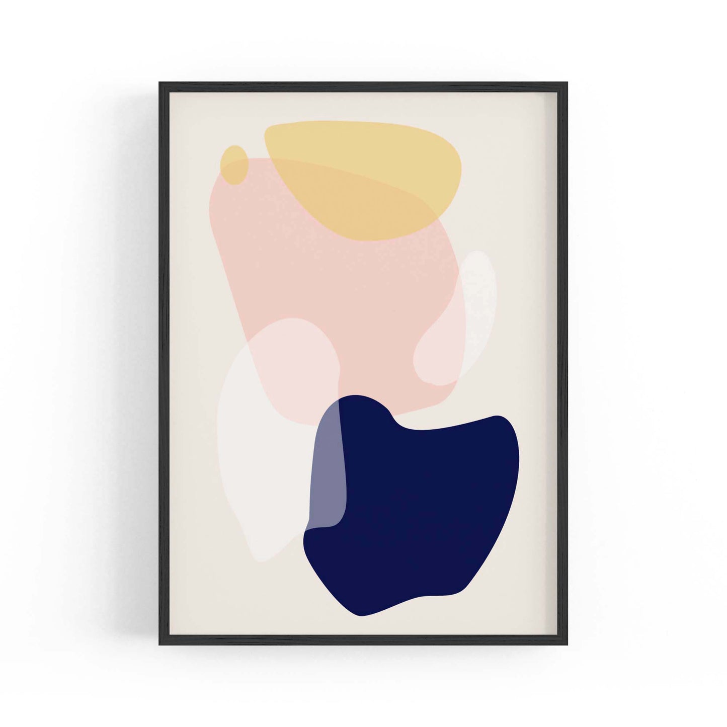 Calm Abstract Minimal Pastel Modern Wall Art #4 - The Affordable Art Company