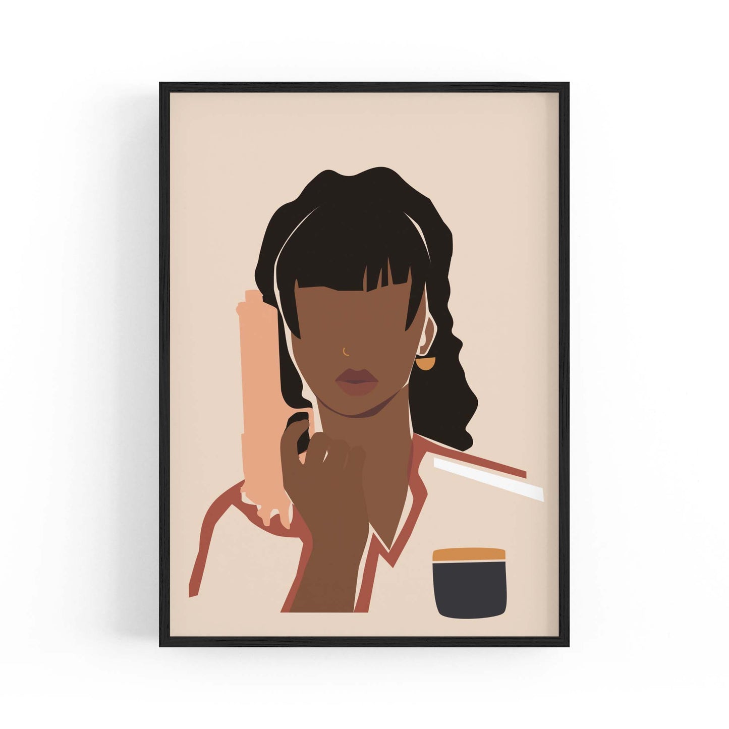 A Deadly Woman Retro Assassin Wall Art - The Affordable Art Company