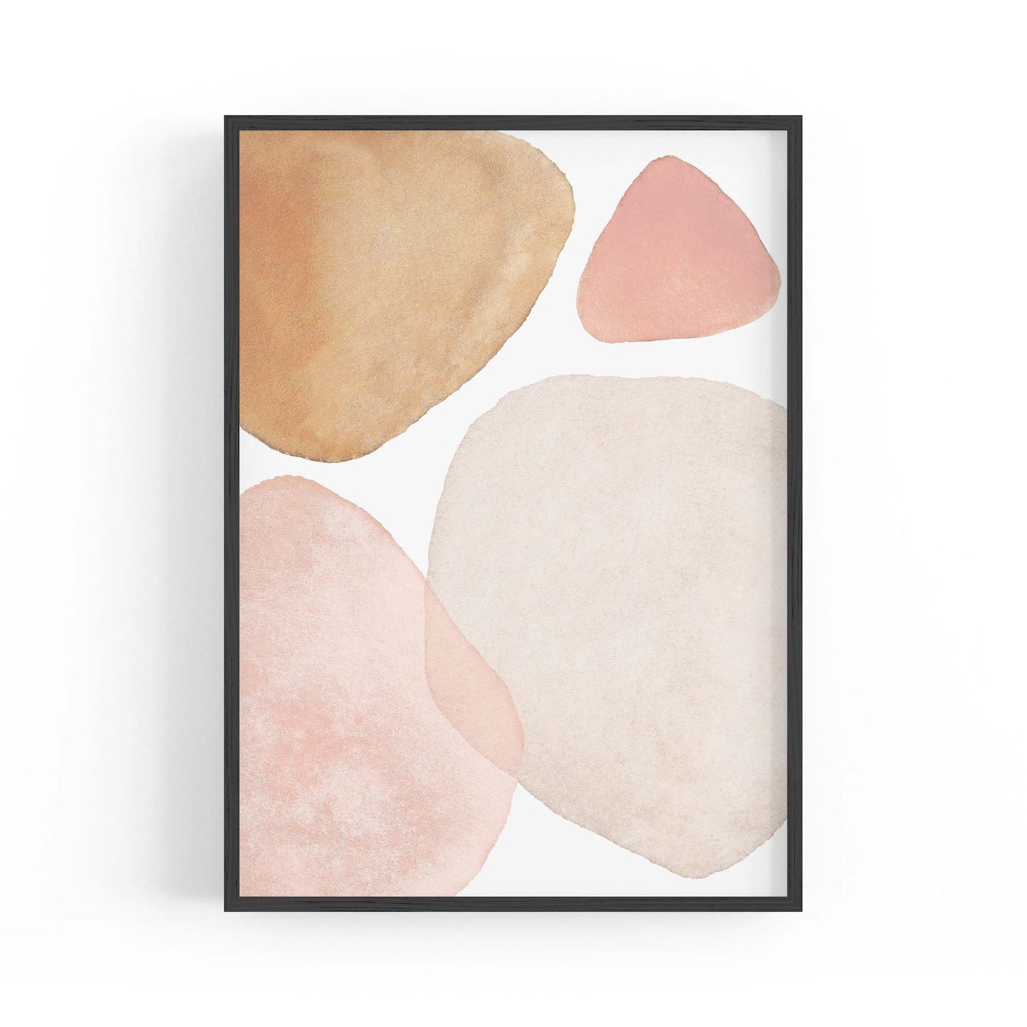 Abstract Modern Watercolour Shapes Painting Wall Art #16 - The Affordable Art Company
