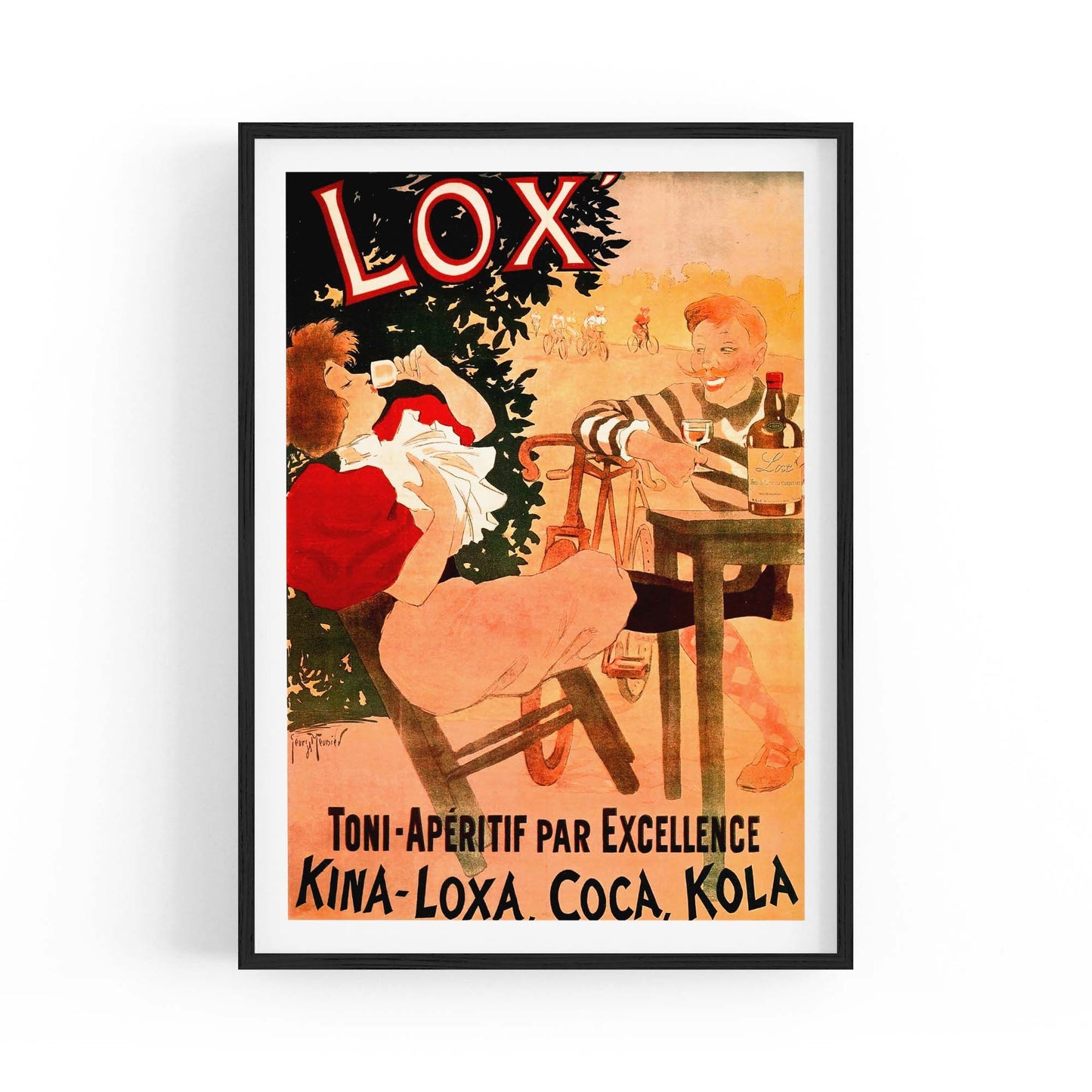 Lox Coca Vintage Advert Cafe Restaurant Wall Art - The Affordable Art Company