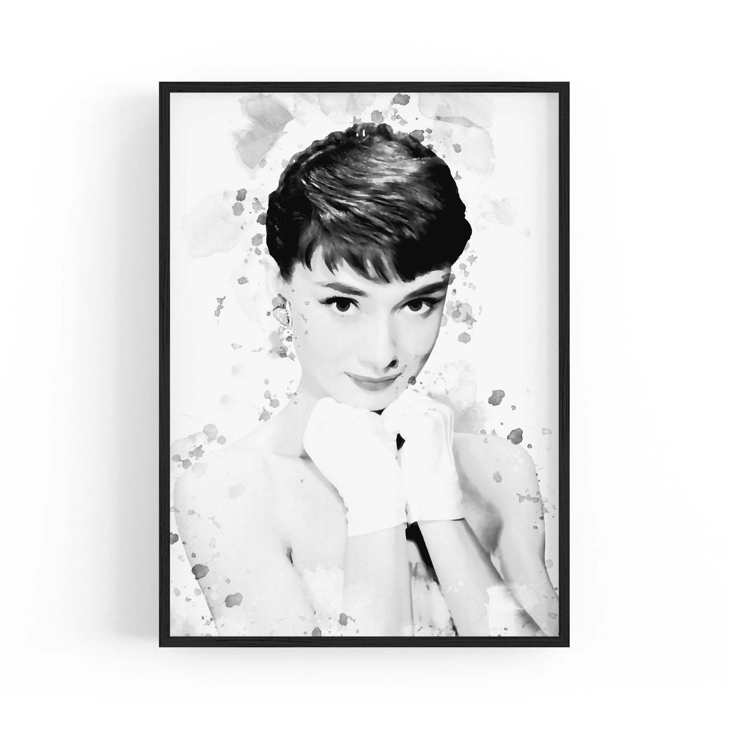 Audrey Hepburn Fashion Minimal Bedroom Wall Art #6 - The Affordable Art Company