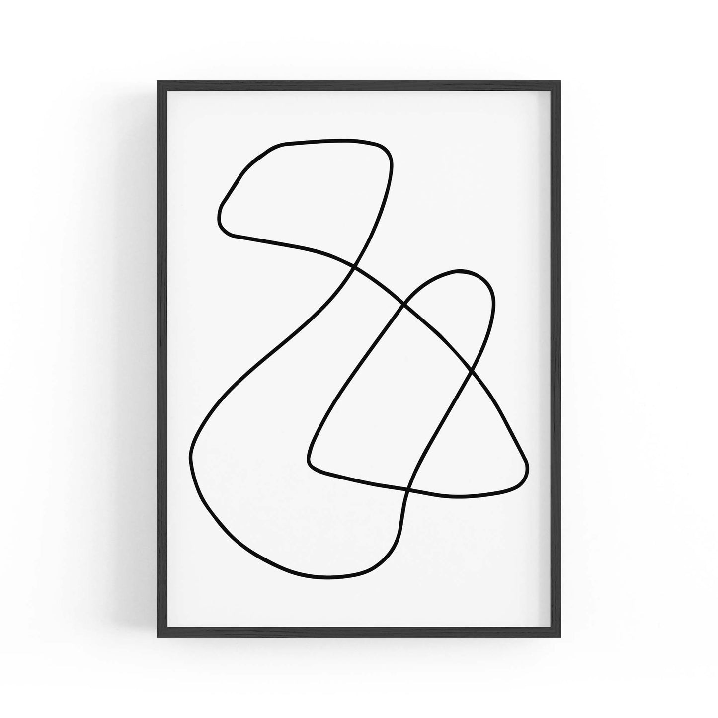 Minimal Abstract Modern Line Artwork Wall Art #4 - The Affordable Art Company