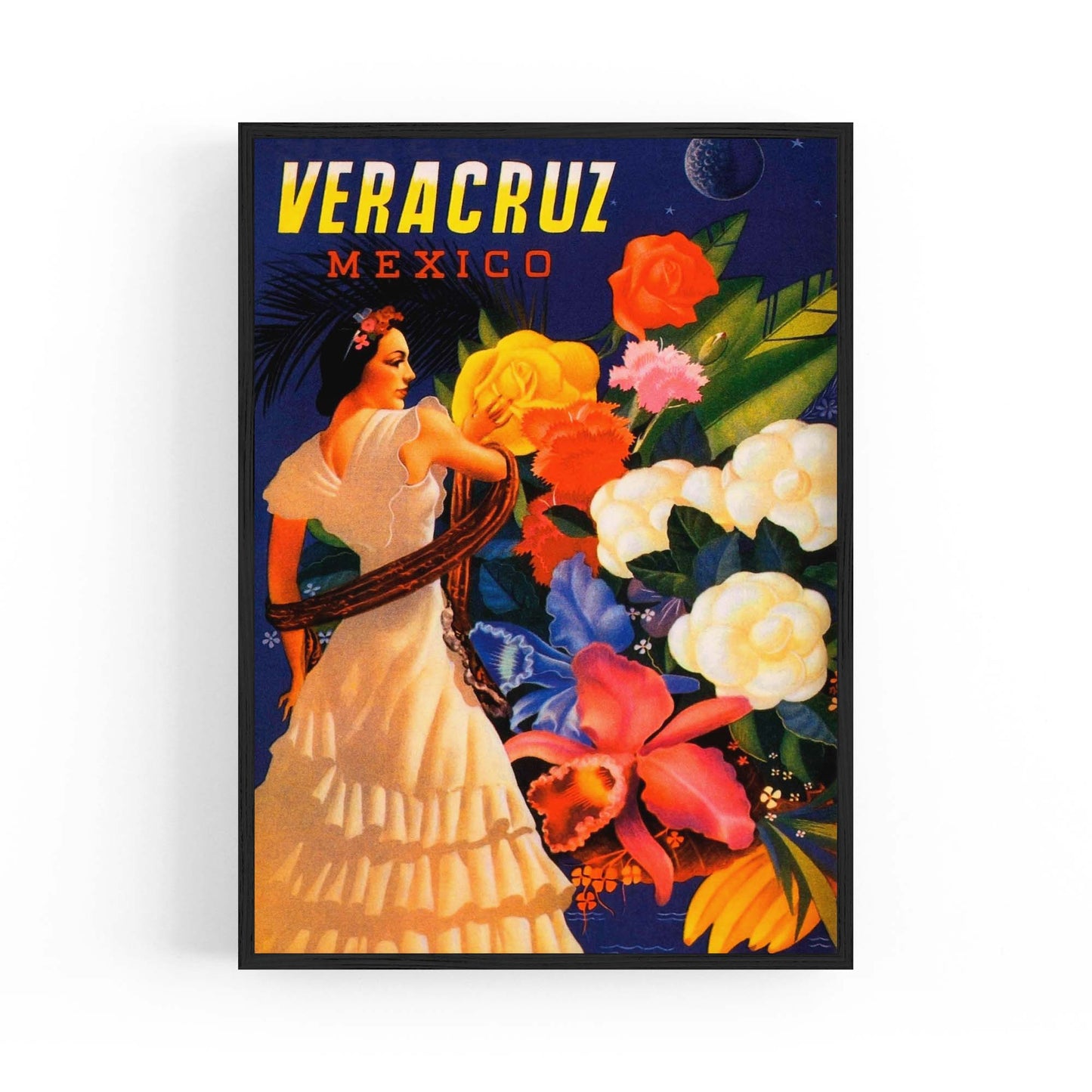Veracruz, Mexico Vintage Travel Advert Wall Art - The Affordable Art Company