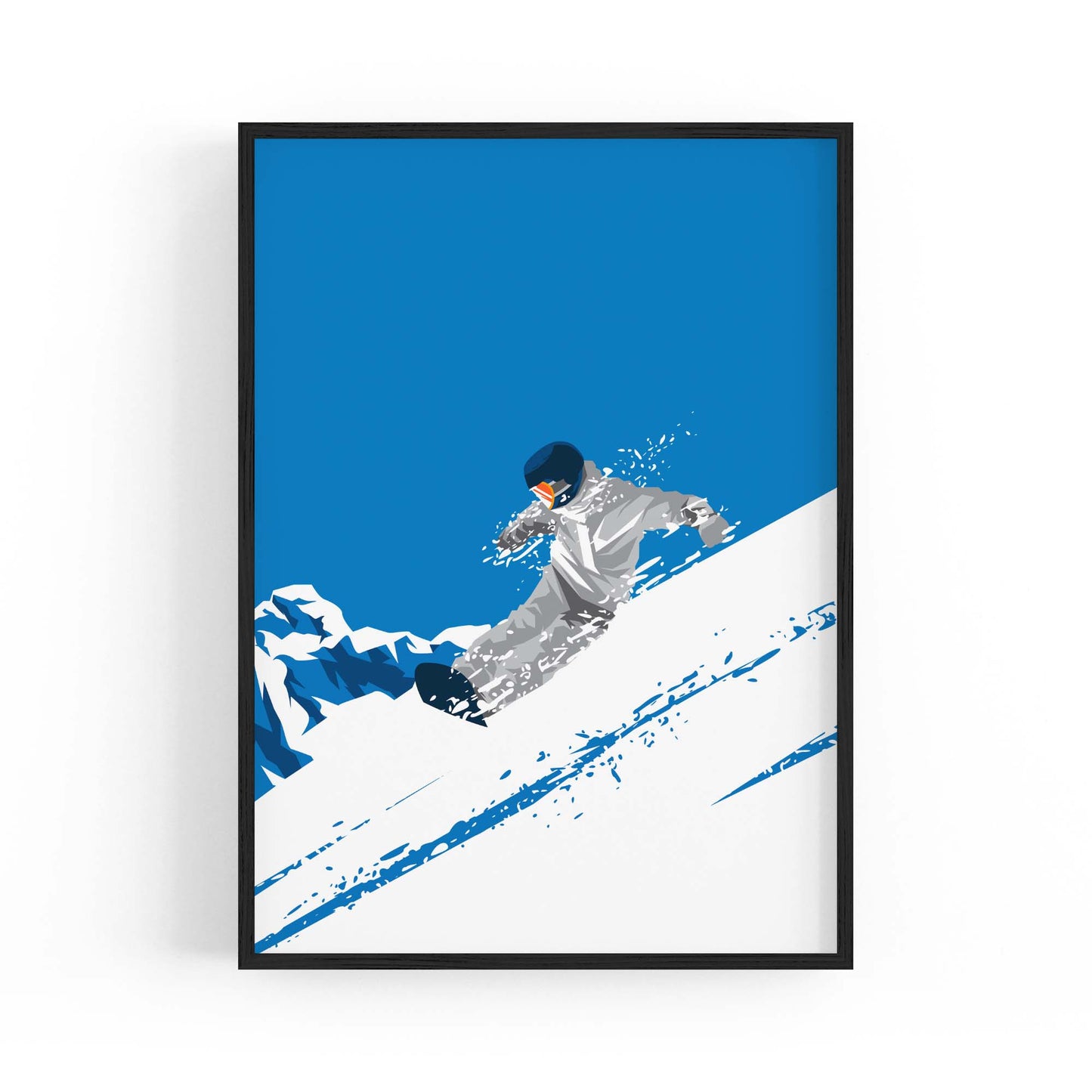 Retro Snowboard Vintage Winter Cabin Wall Art #3 - The Affordable Art Company