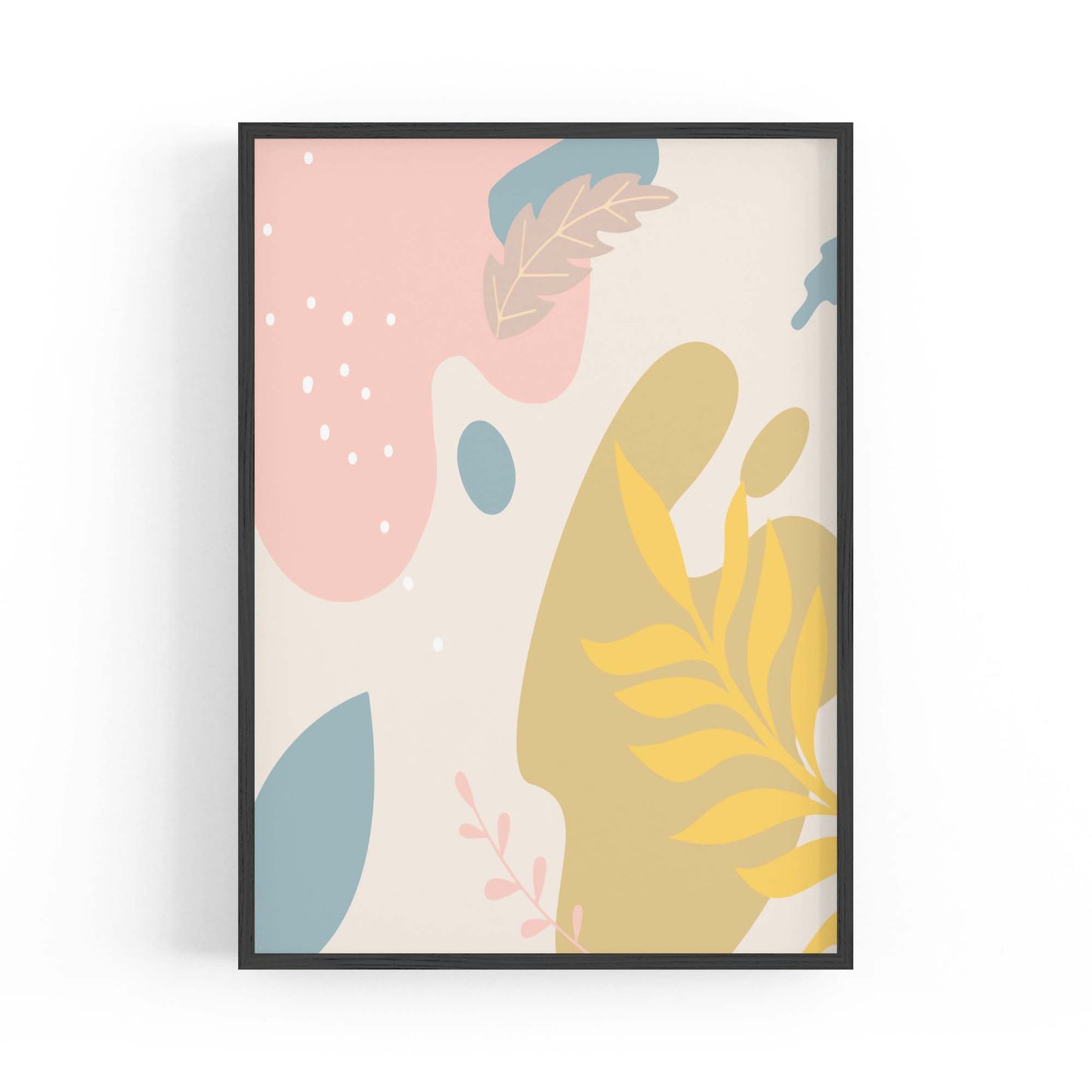 Calm Abstract Minimal Pastel Modern Wall Art #6 - The Affordable Art Company