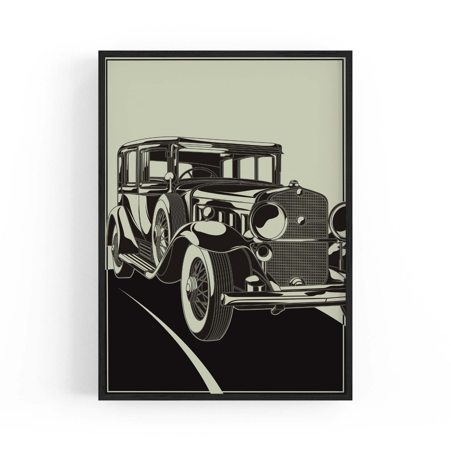 Art Deco Car Vintage Retro New York Wall Art #2 - The Affordable Art Company