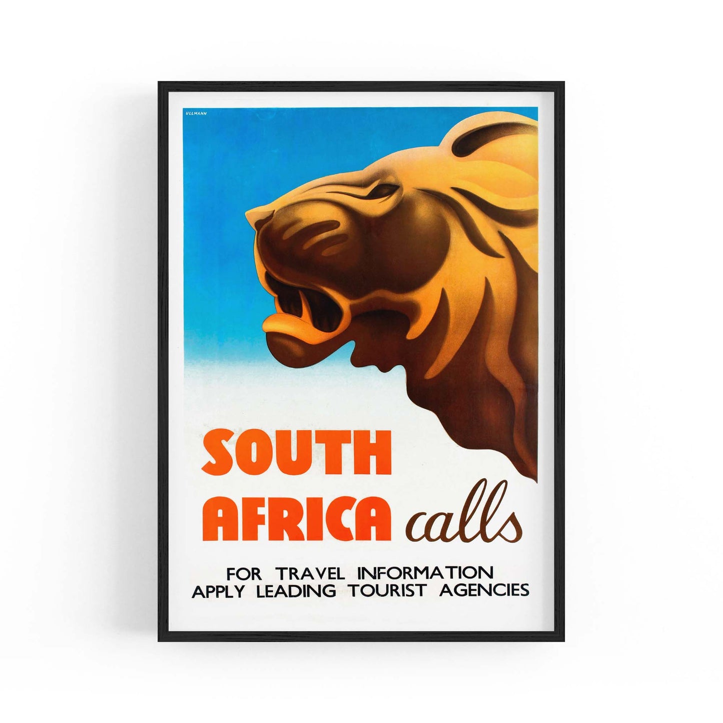 South Africa Vintage Travel Advert Wall Art - The Affordable Art Company