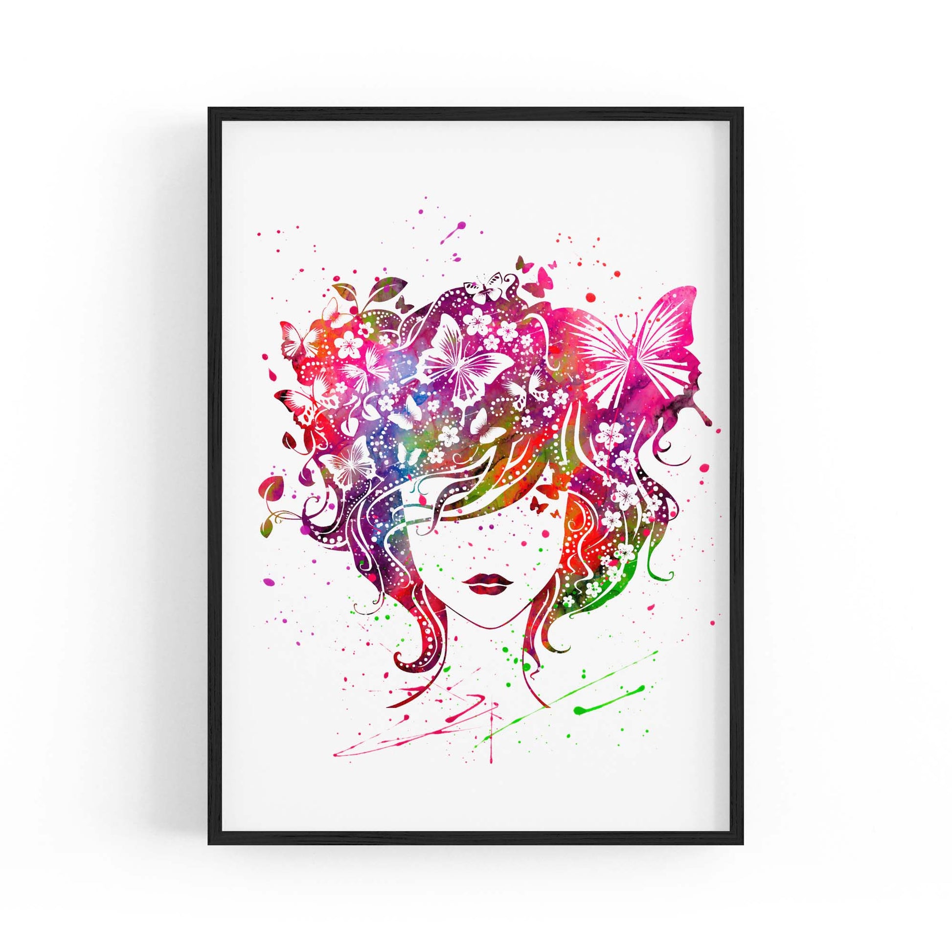 Boho Chic Fashion Girls Bedroom Wall Art - The Affordable Art Company