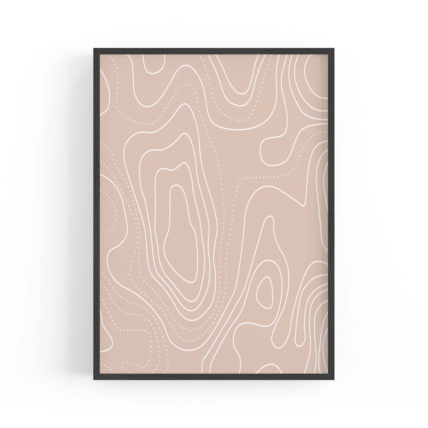 Calm Abstract Minimal Pastel Modern Wall Art #5 - The Affordable Art Company