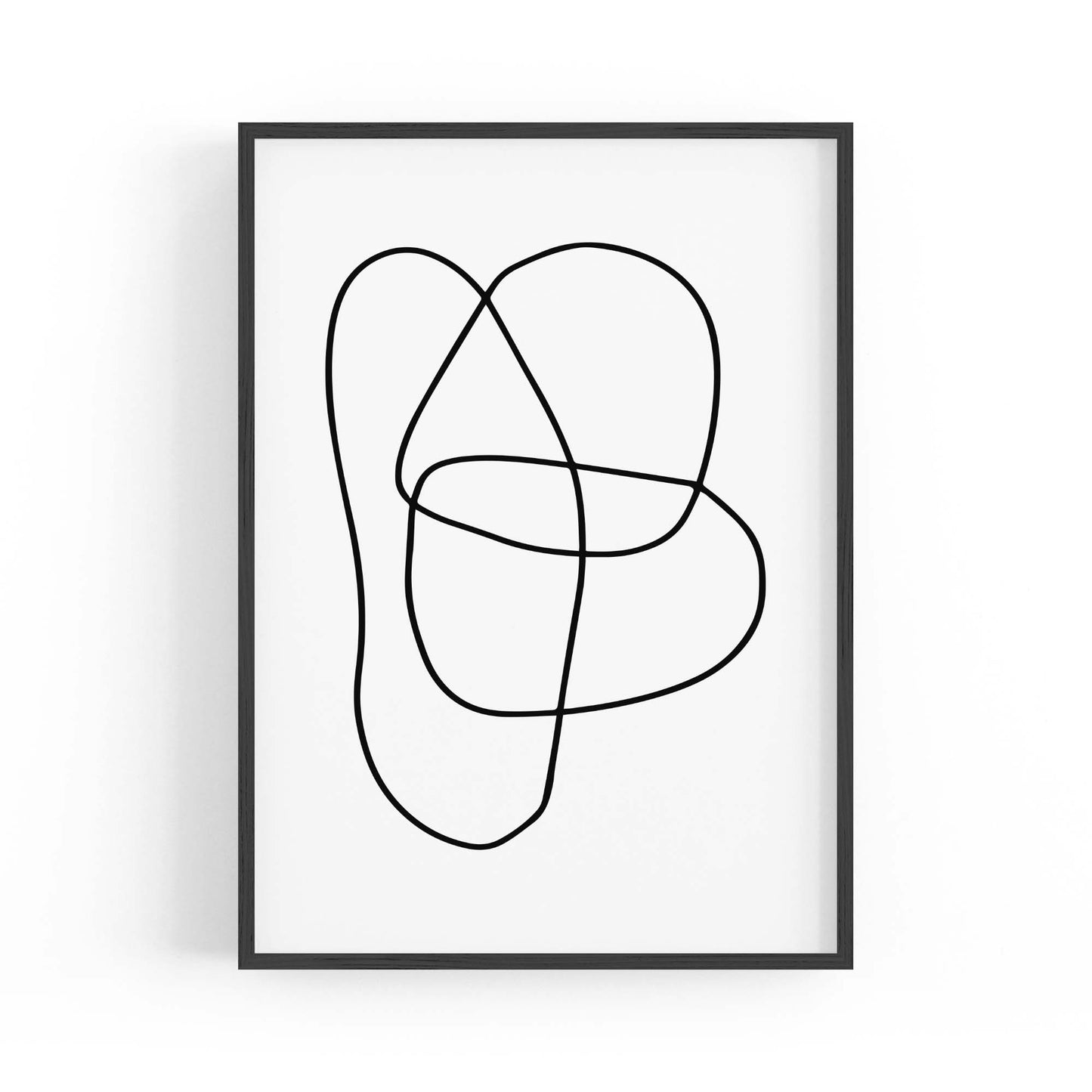 Minimal Abstract Modern Line Artwork Wall Art #9 - The Affordable Art Company
