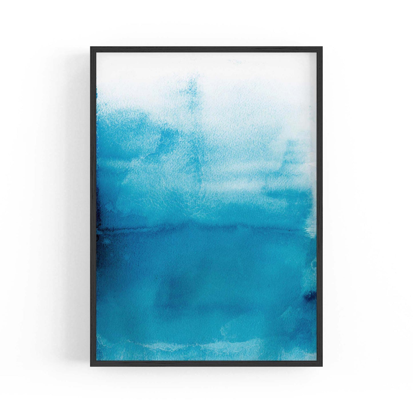 Minimal Blue Painting Abstract Modern Wall Art #16 - The Affordable Art Company