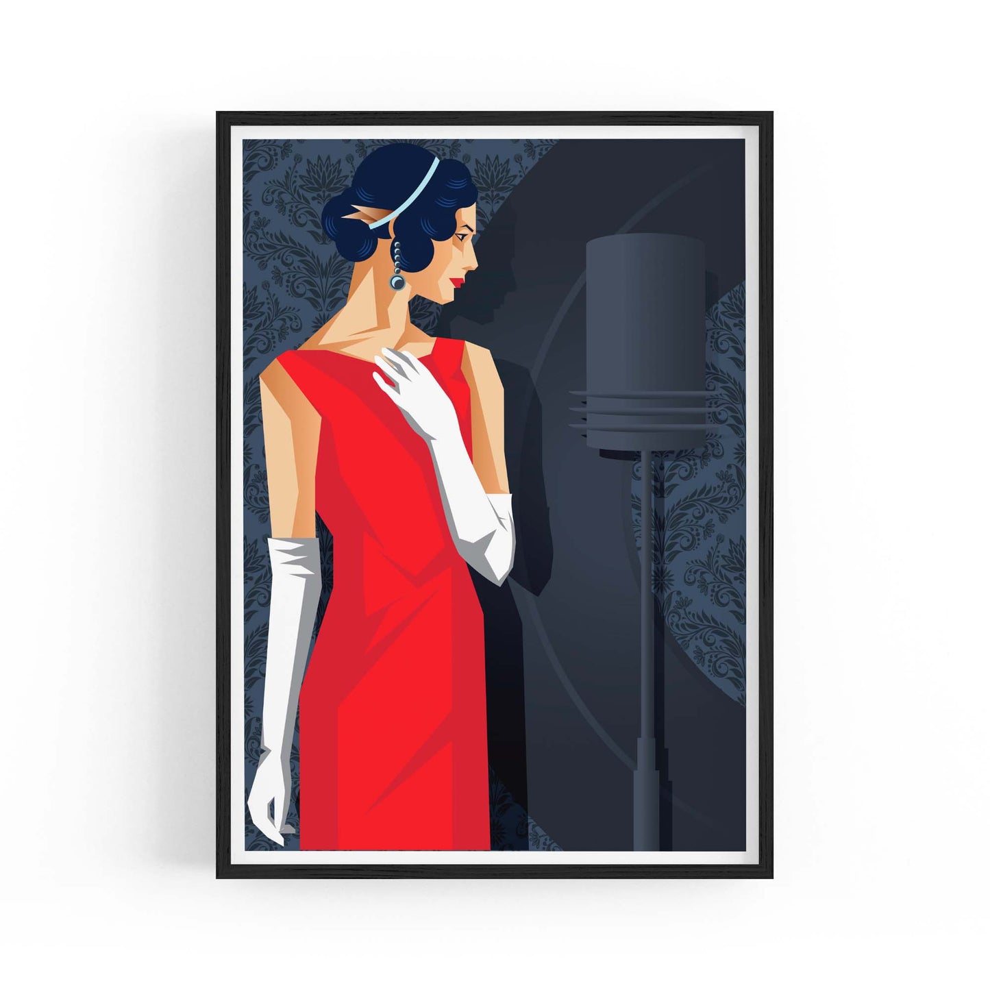 Art Deco New York Fashion Retro Vintage Wall Art #5 - The Affordable Art Company