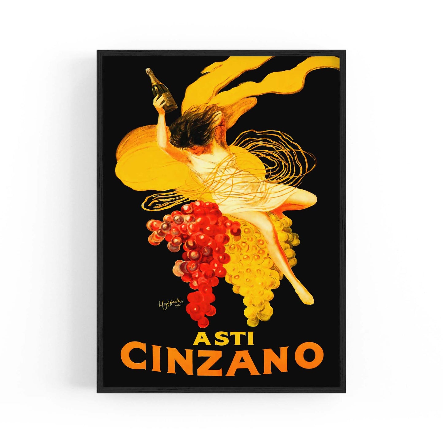 Asti Cinzano Vintage Advert Wall Art - The Affordable Art Company