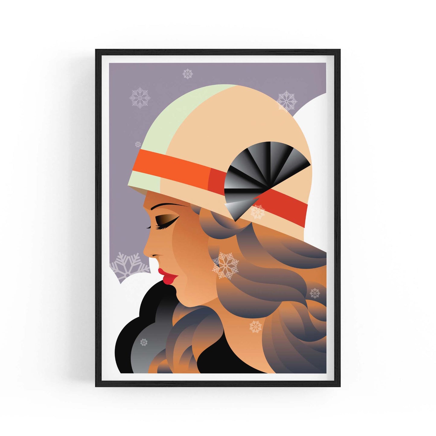 Art Deco New York Fashion Retro Vintage Wall Art #1 - The Affordable Art Company