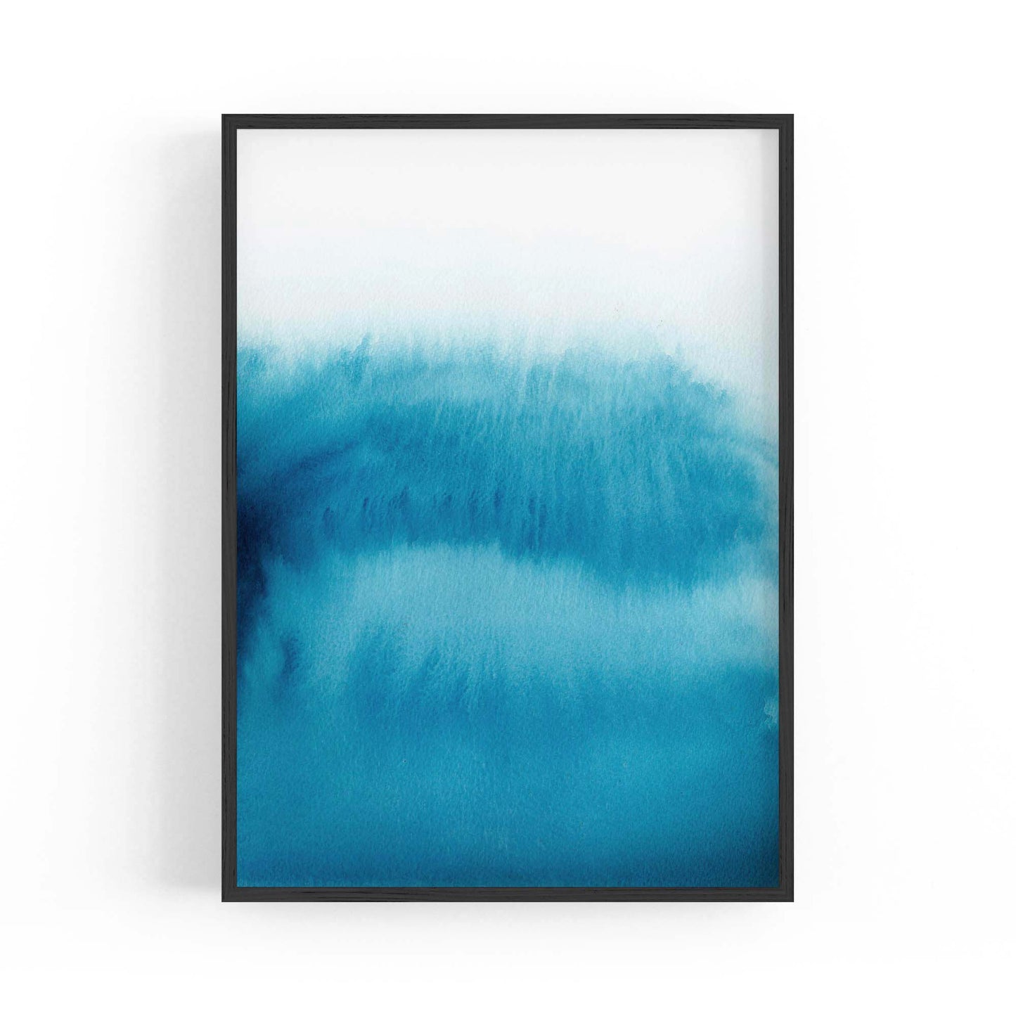 Minimal Blue Painting Abstract Modern Wall Art #12 - The Affordable Art Company