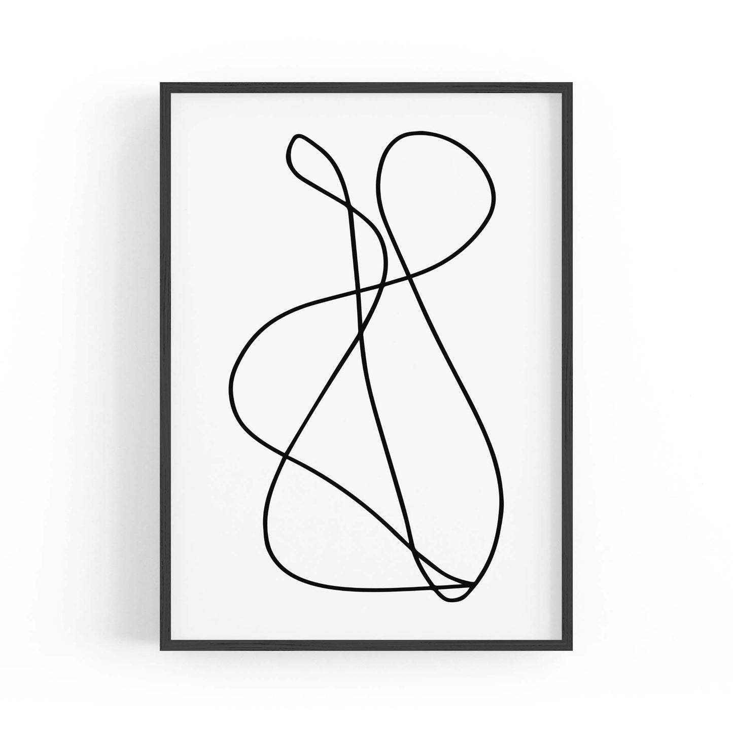 Minimal Abstract Modern Line Artwork Wall Art #8 - The Affordable Art Company