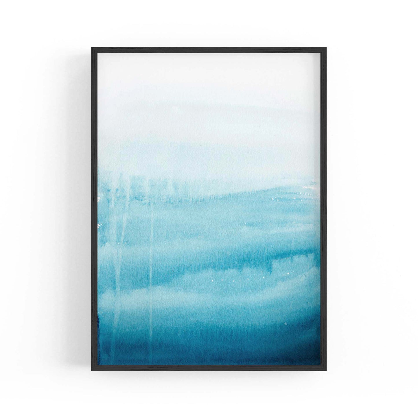 Minimal Blue Painting Abstract Modern Wall Art #14 - The Affordable Art Company