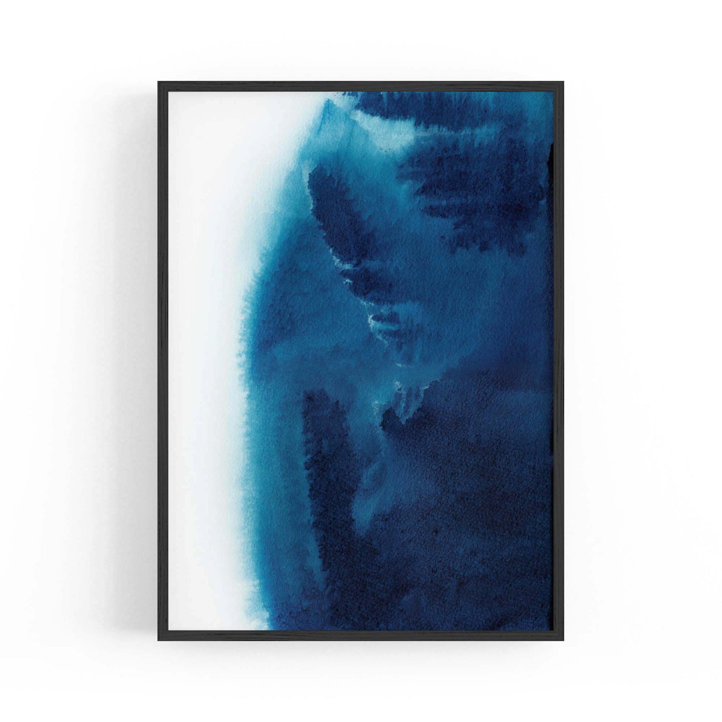 Minimal Blue Painting Abstract Modern Wall Art #10 - The Affordable Art Company