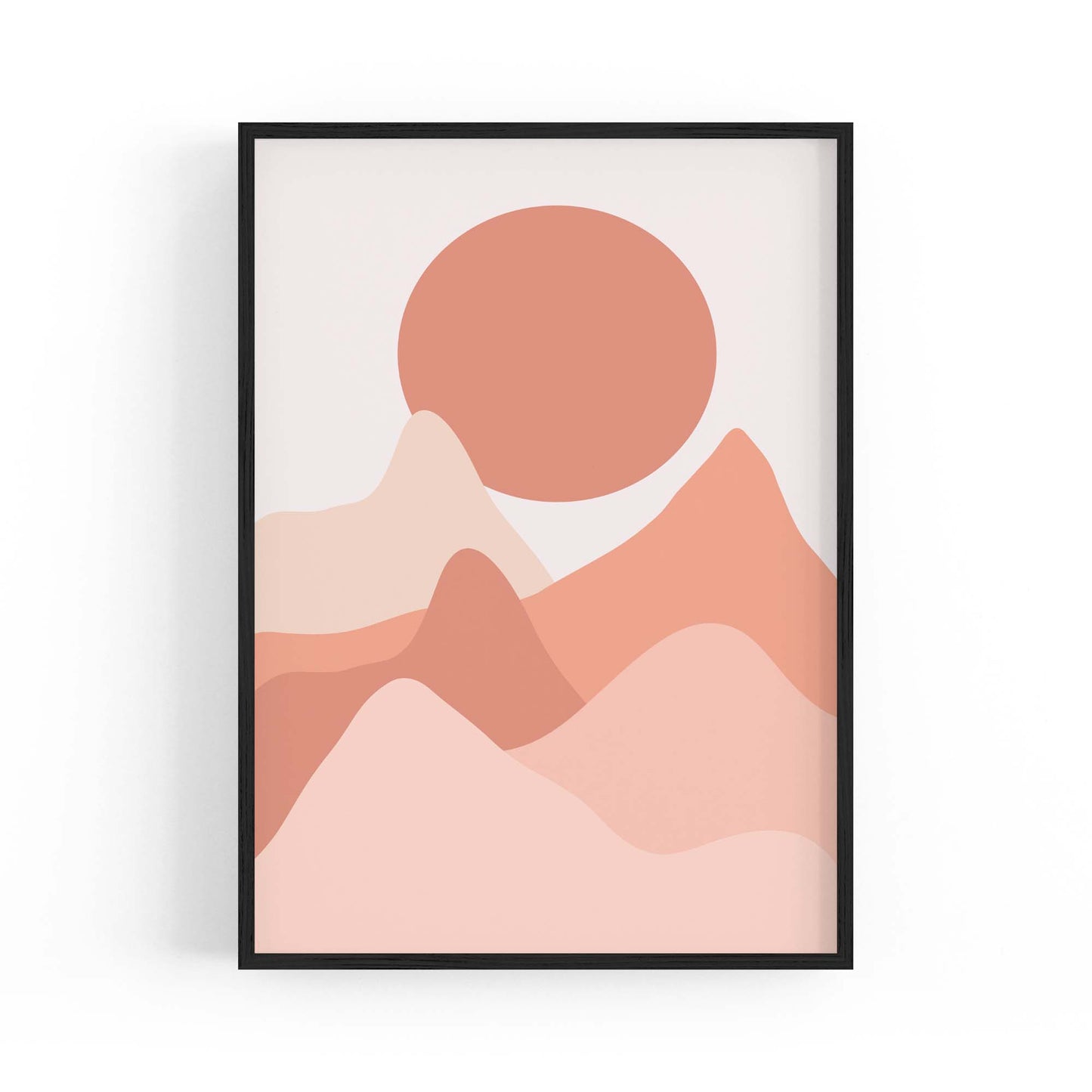 Minimal Mountain Wall Art - The Affordable Art Company