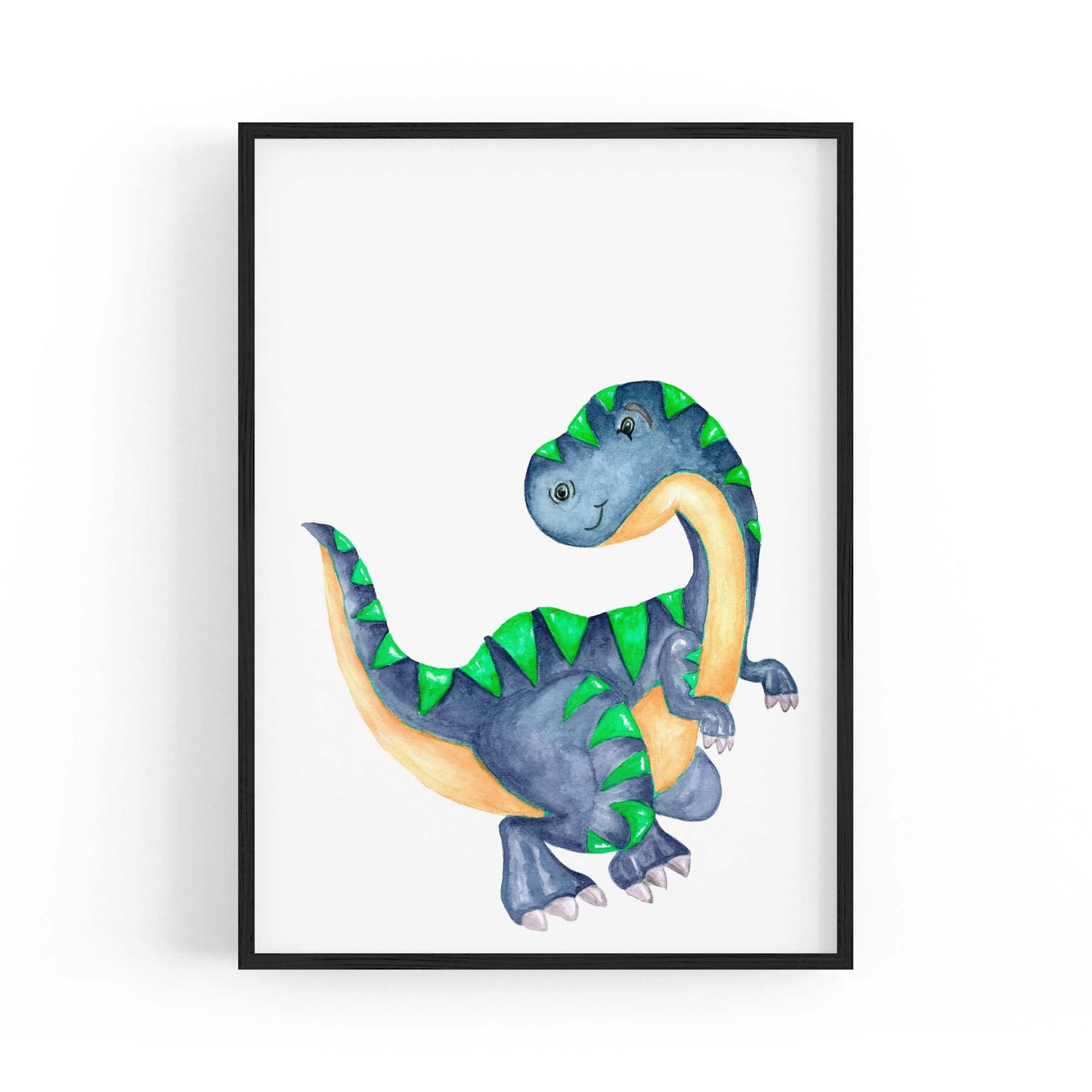 Cute Cartoon Dinosaur Boys Bedroom Wall Art #4 - The Affordable Art Company