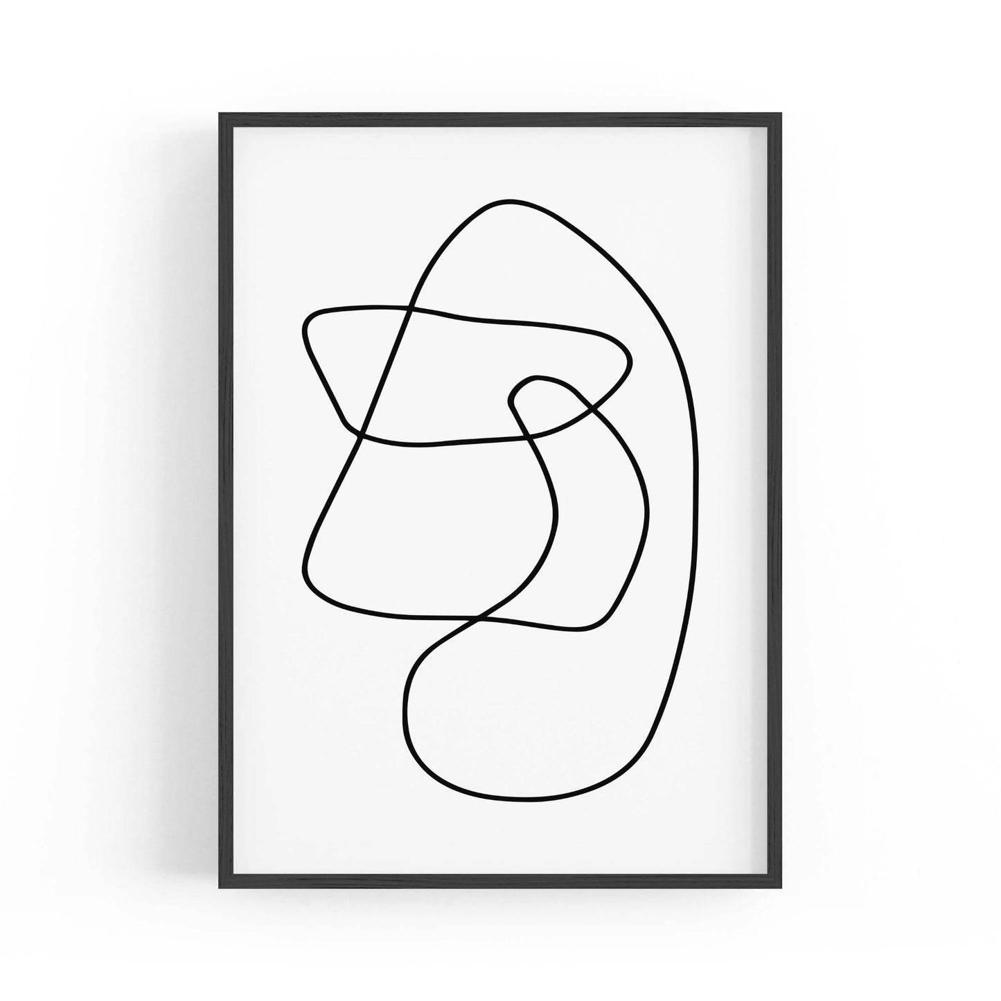 Minimal Abstract Modern Line Artwork Wall Art #3 - The Affordable Art Company