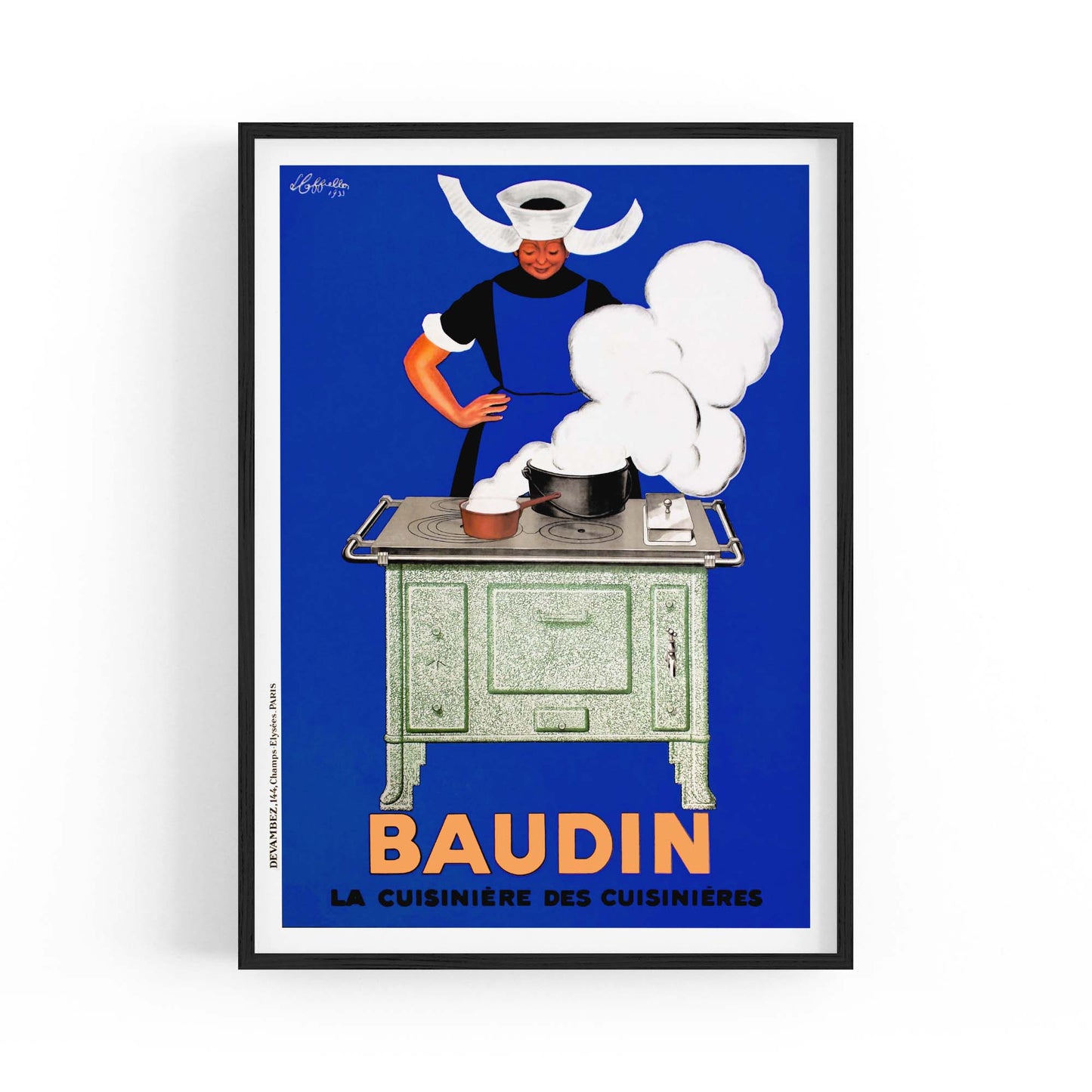 Baudin Vintage Advert Wall Art - The Affordable Art Company