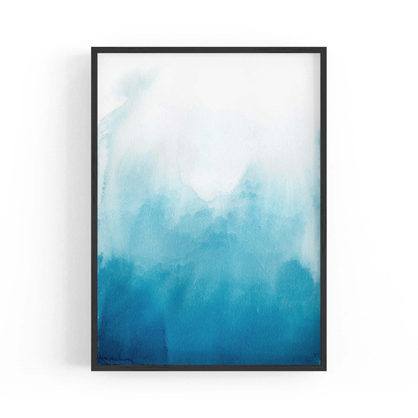 Minimal Blue Painting Abstract Modern Wall Art #11 - The Affordable Art Company