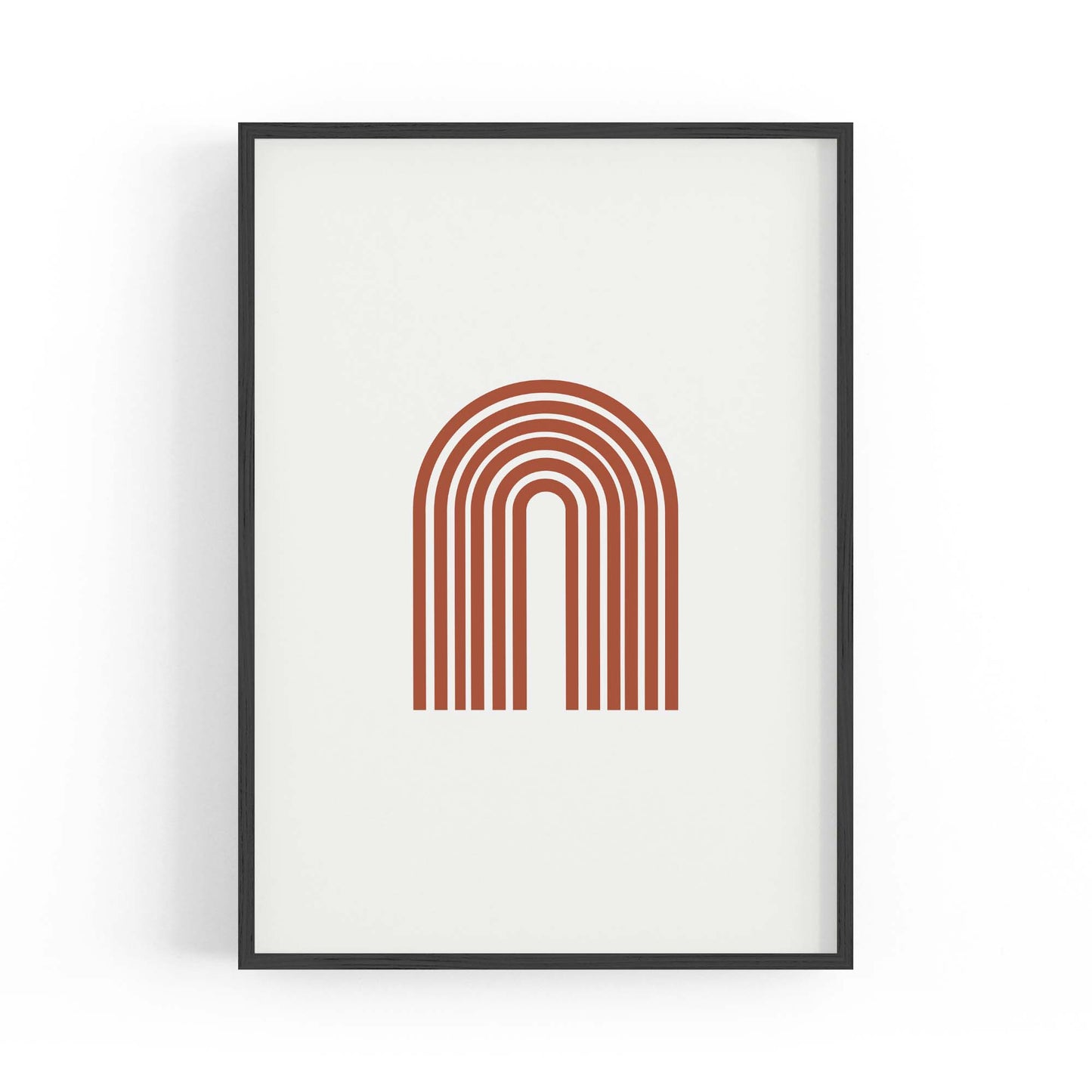 Minimal Pastel Abstract Retro Shapes Wall Art #4 - The Affordable Art Company