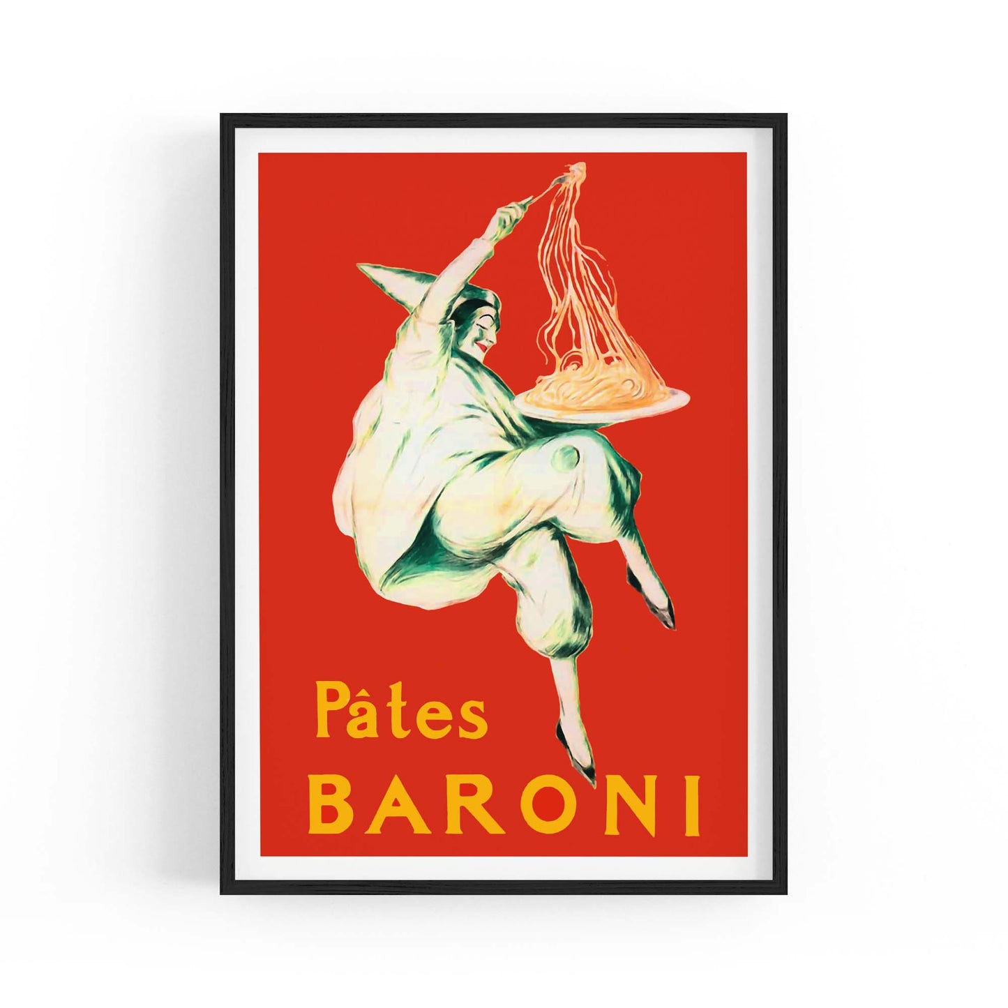 Pates Baroni Pasta Vintage Food Advert Wall Art - The Affordable Art Company