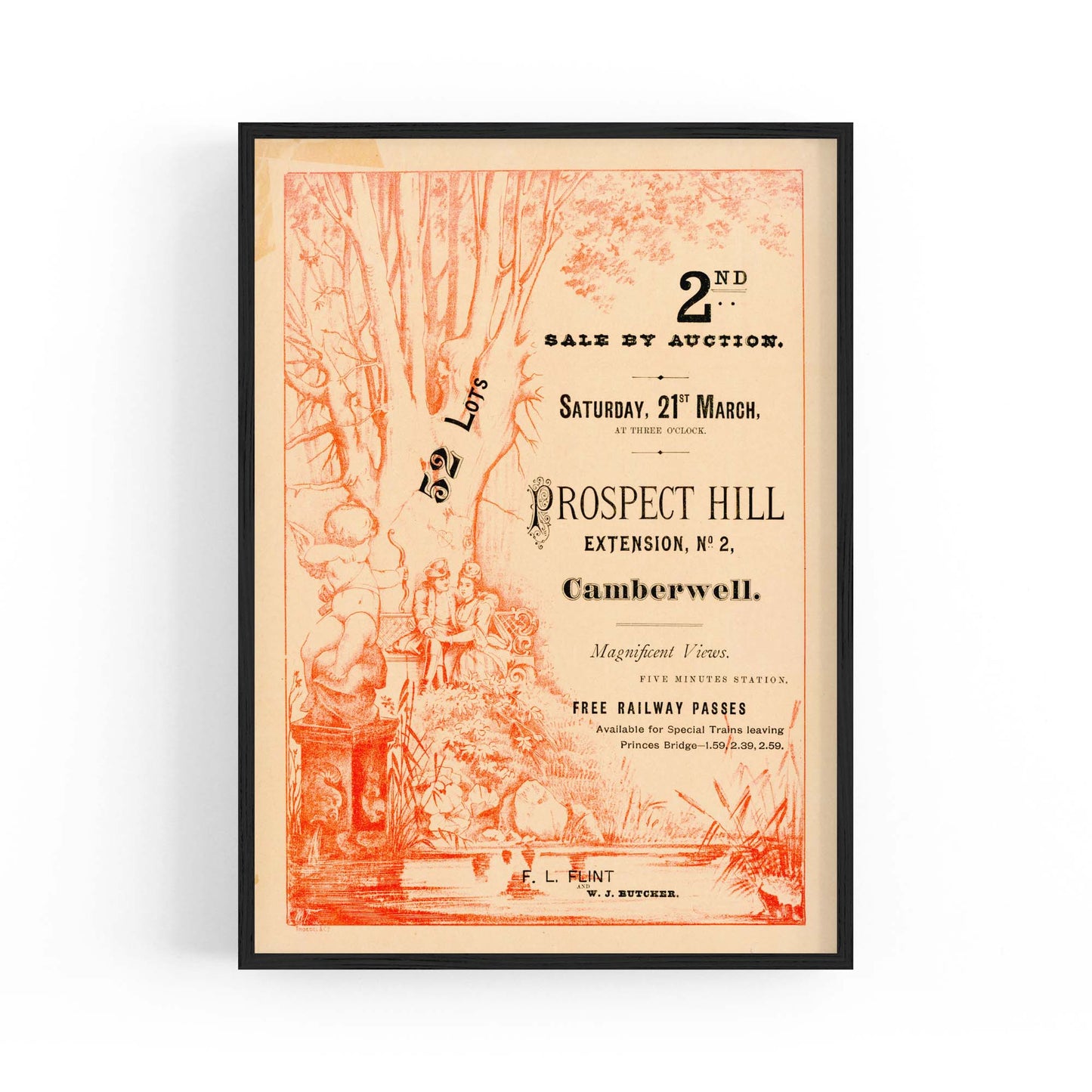 Camberwell Melbourne Vintage Real Estate Ad Art #3 - The Affordable Art Company