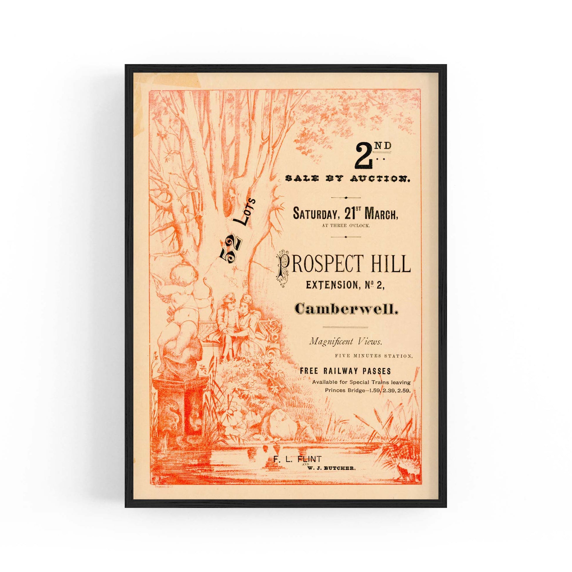 Camberwell Melbourne Vintage Real Estate Ad Art #3 - The Affordable Art Company