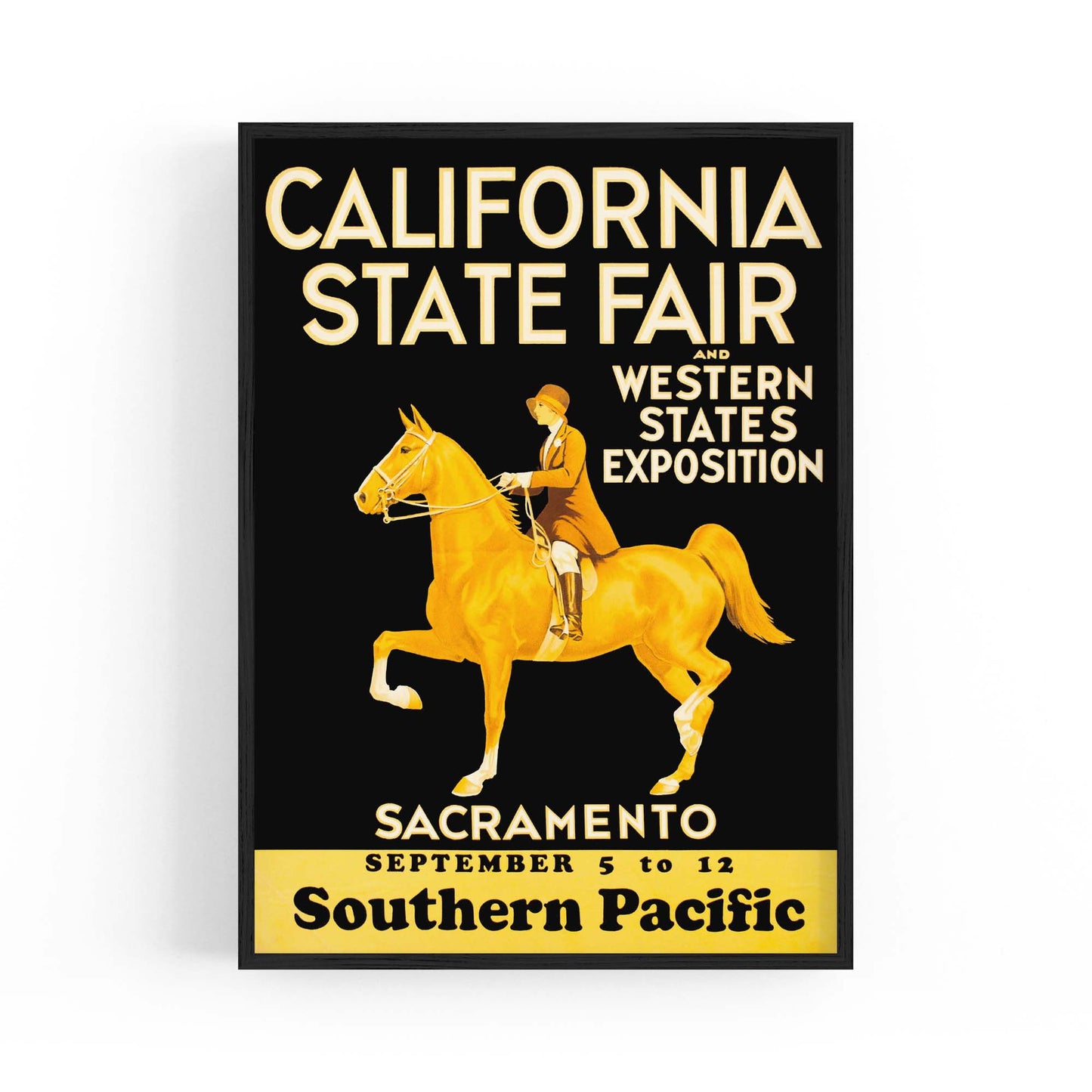 California State Fair Vintage Travel Advert Wall Art - The Affordable Art Company
