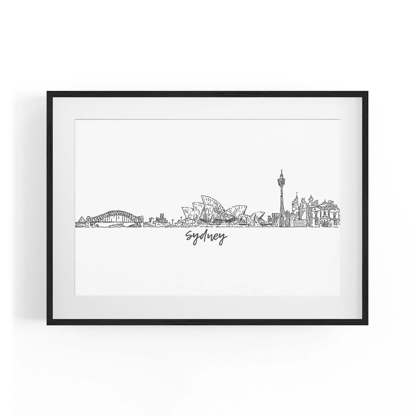 Sydney Cityscape Australian Travel Wall Art #2 - The Affordable Art Company