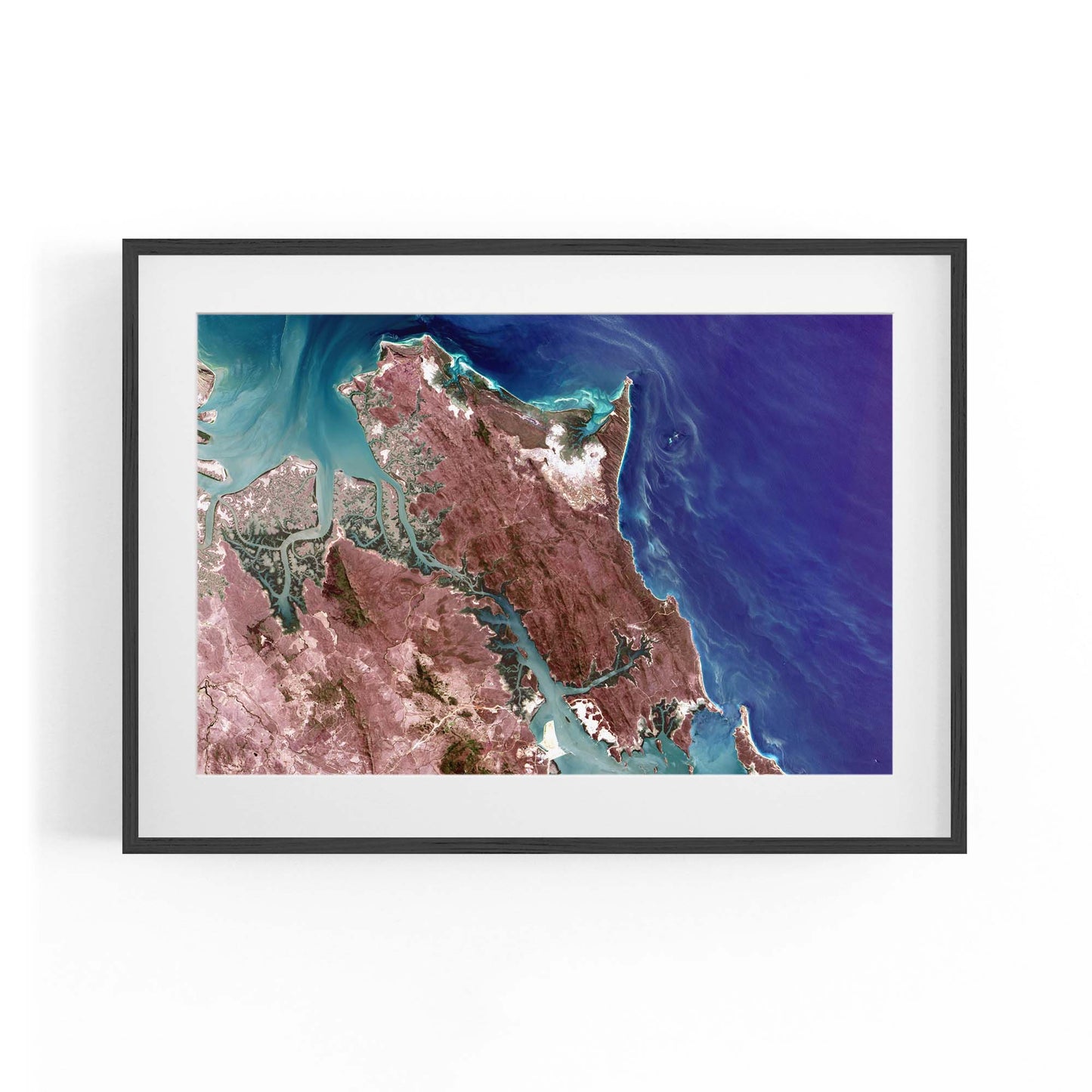 Cape Capricorn Aerial Photograph Australia Wall Art - The Affordable Art Company
