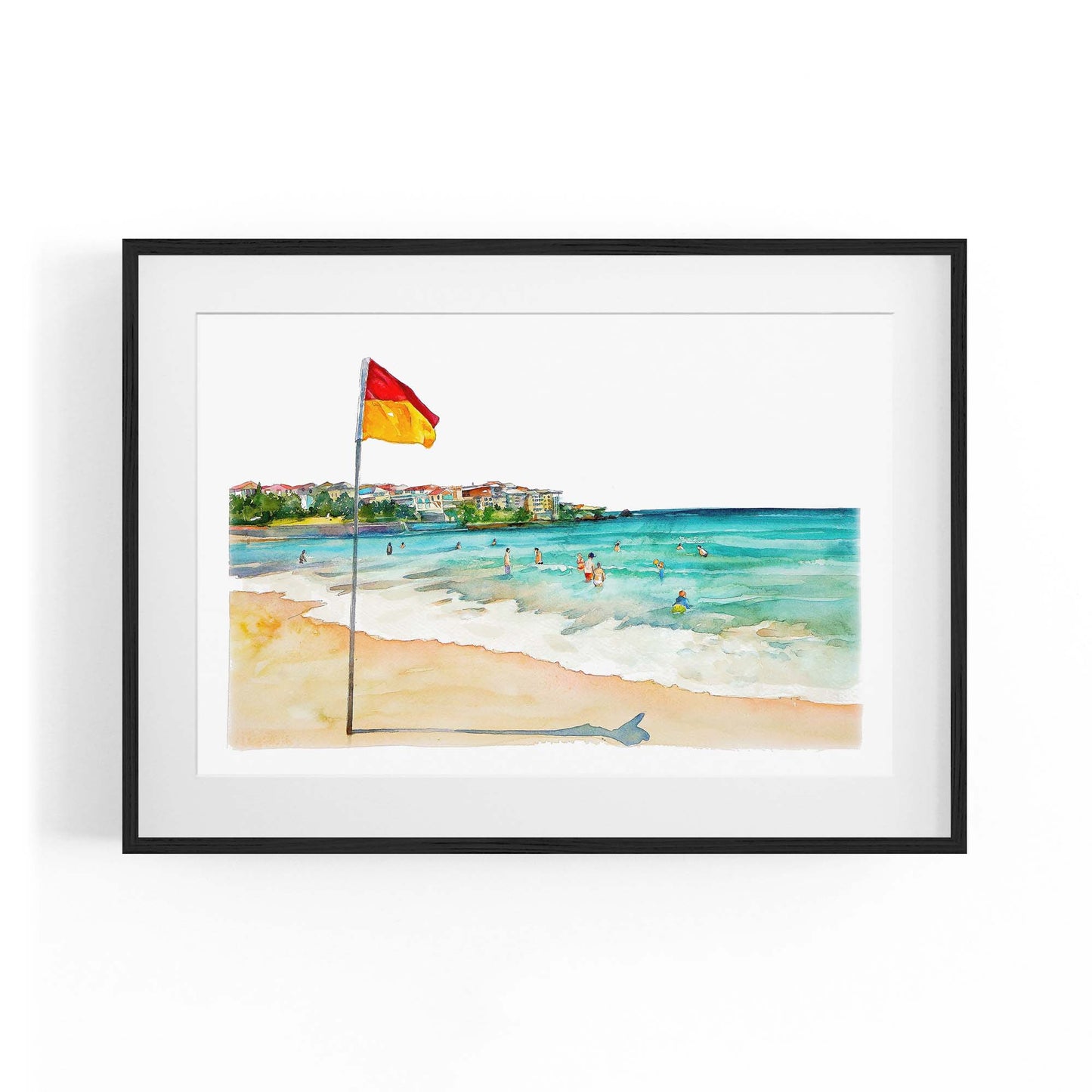 Bondi Beach Sydney Coastal Painting Wall Art - The Affordable Art Company