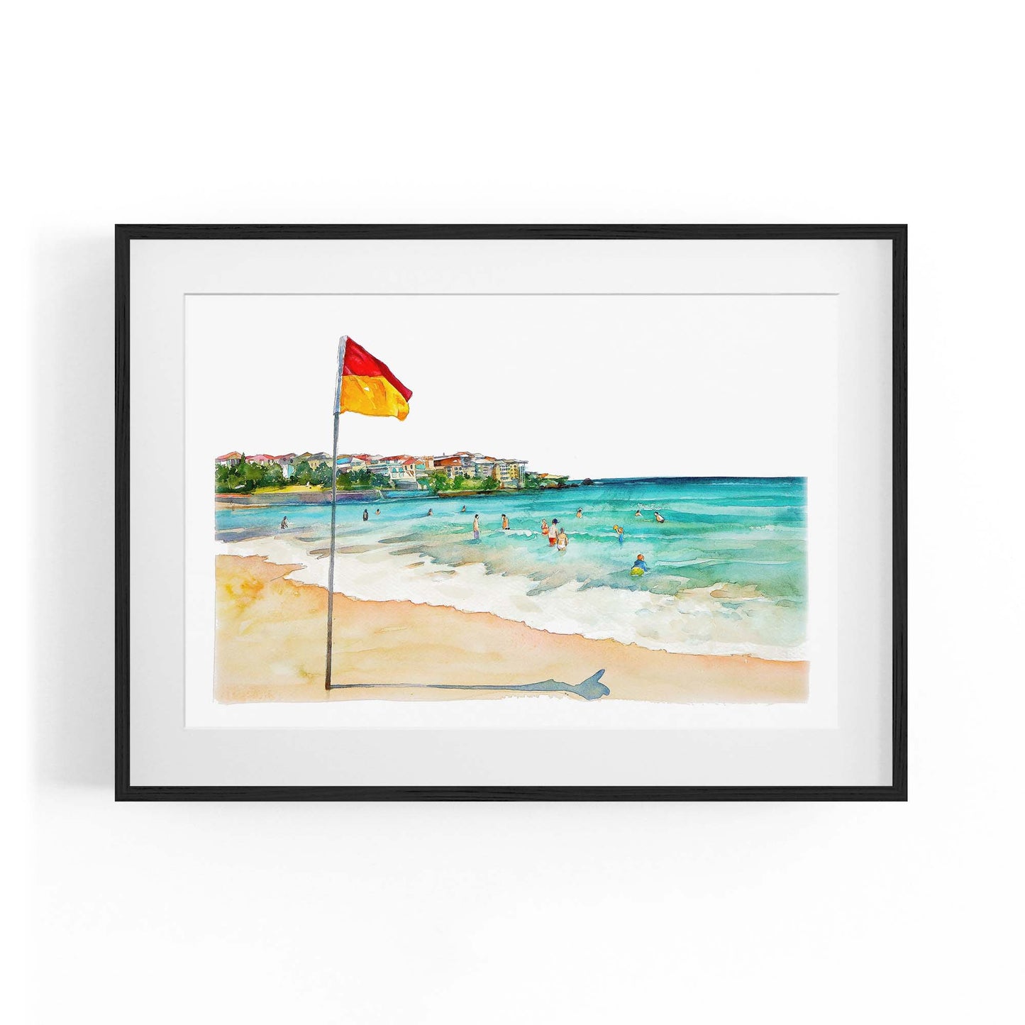 Bondi Beach Sydney Coastal Painting Wall Art - The Affordable Art Company