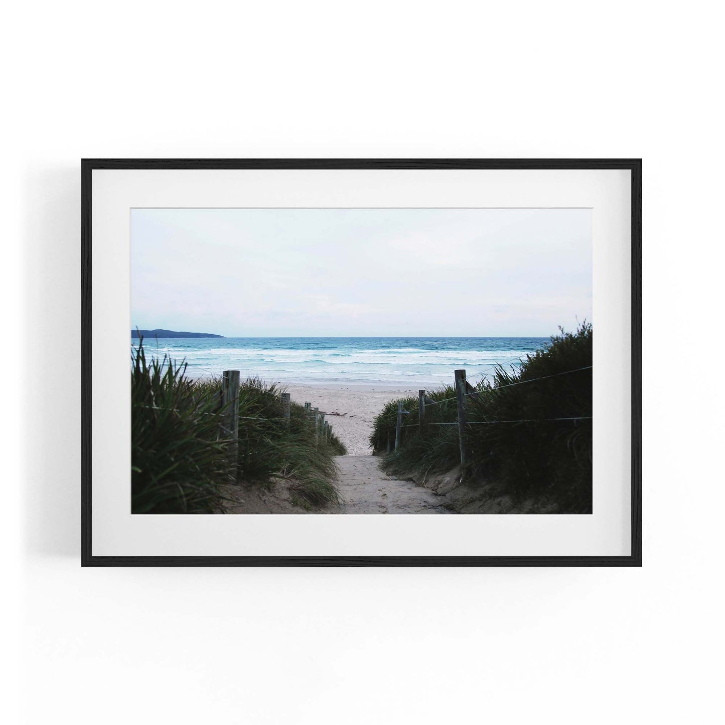 Coastal Beach Photograph Landscape Wall Art - The Affordable Art Company