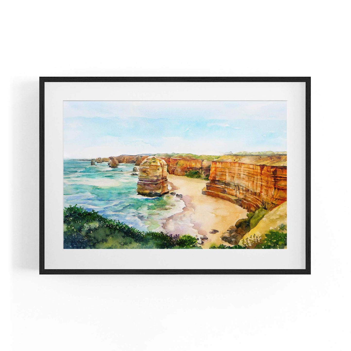 12 Apostles Victoria Melbourne Painting Wall Art - The Affordable Art Company
