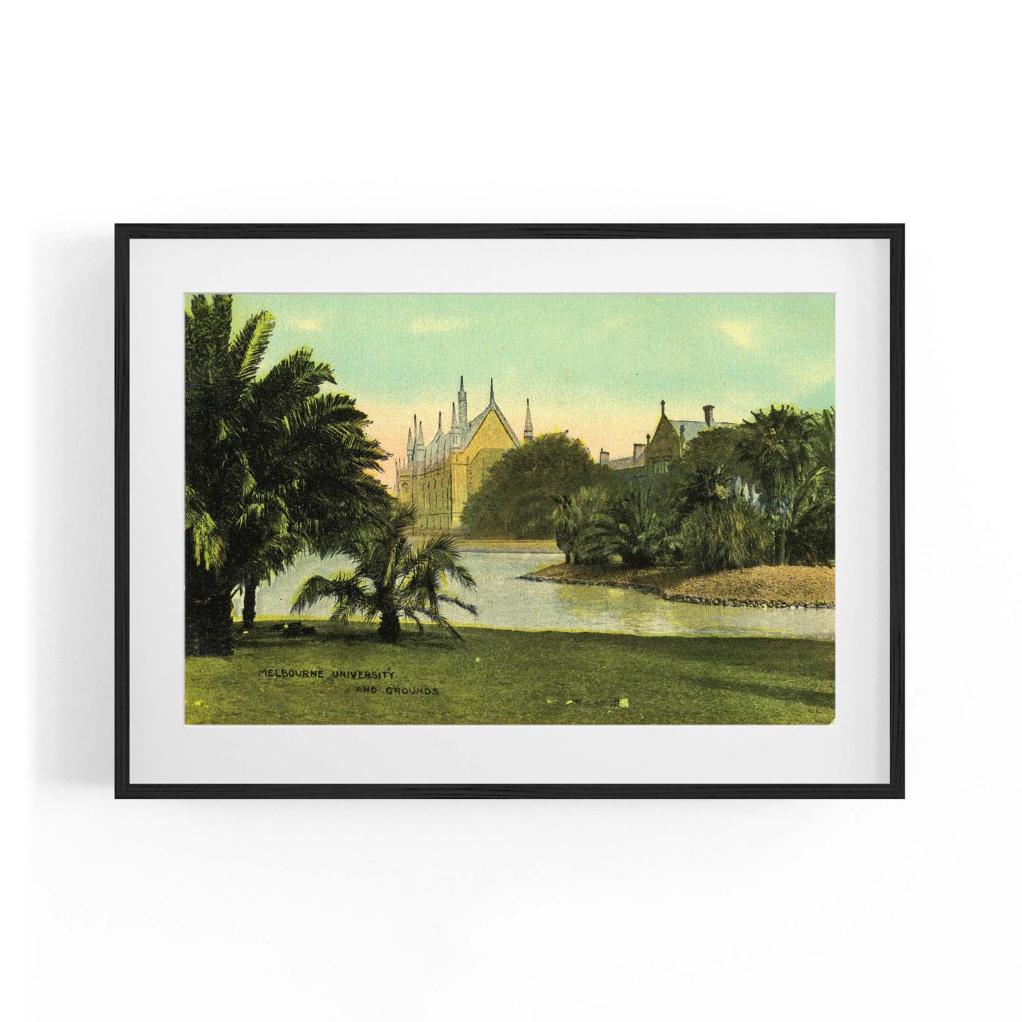 Melbourne University Vintage Artwork Wall Art - The Affordable Art Company