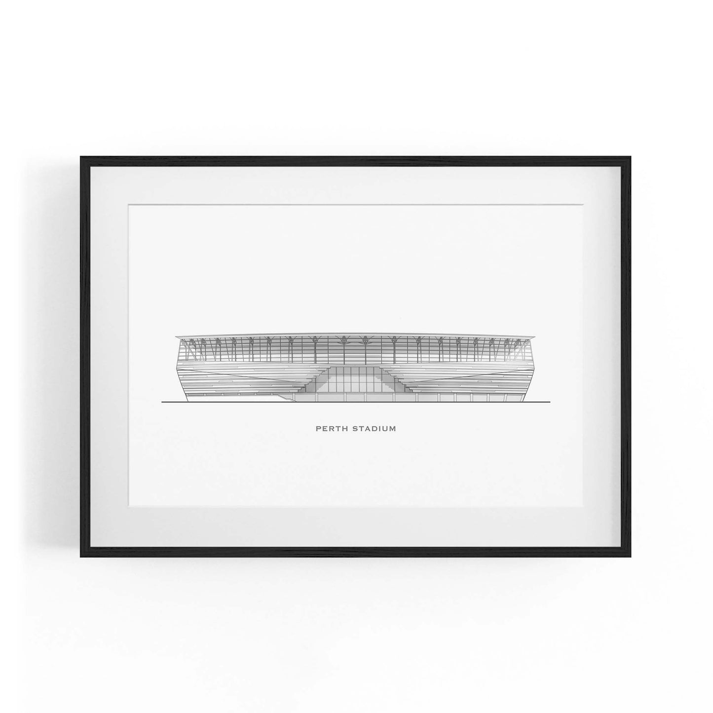 Perth Stadium Original Wall Art - The Affordable Art Company