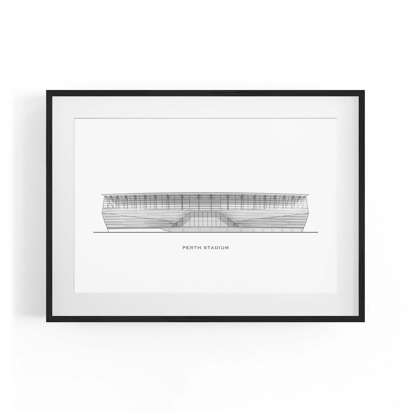 Perth Stadium Original Wall Art - The Affordable Art Company