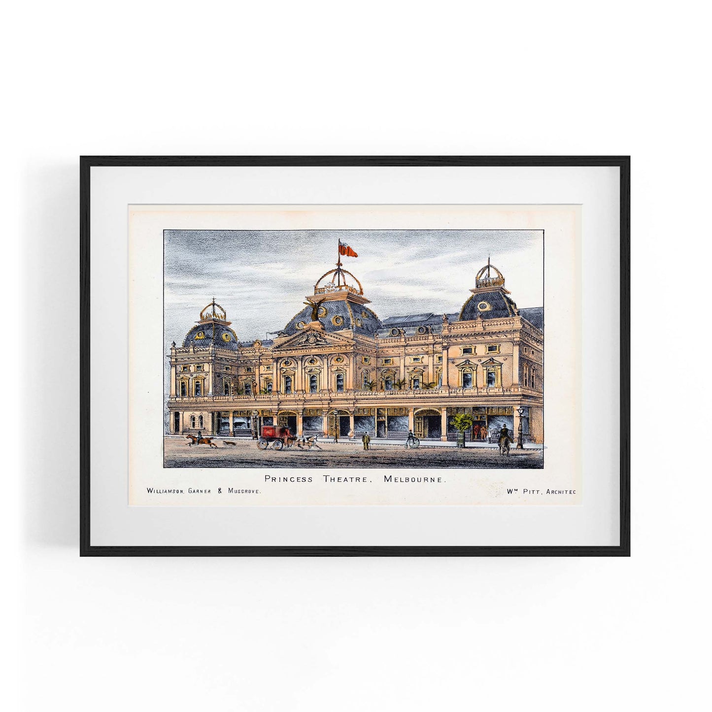 Princess Theatre Melbourne Vintage Wall Art #2 - The Affordable Art Company