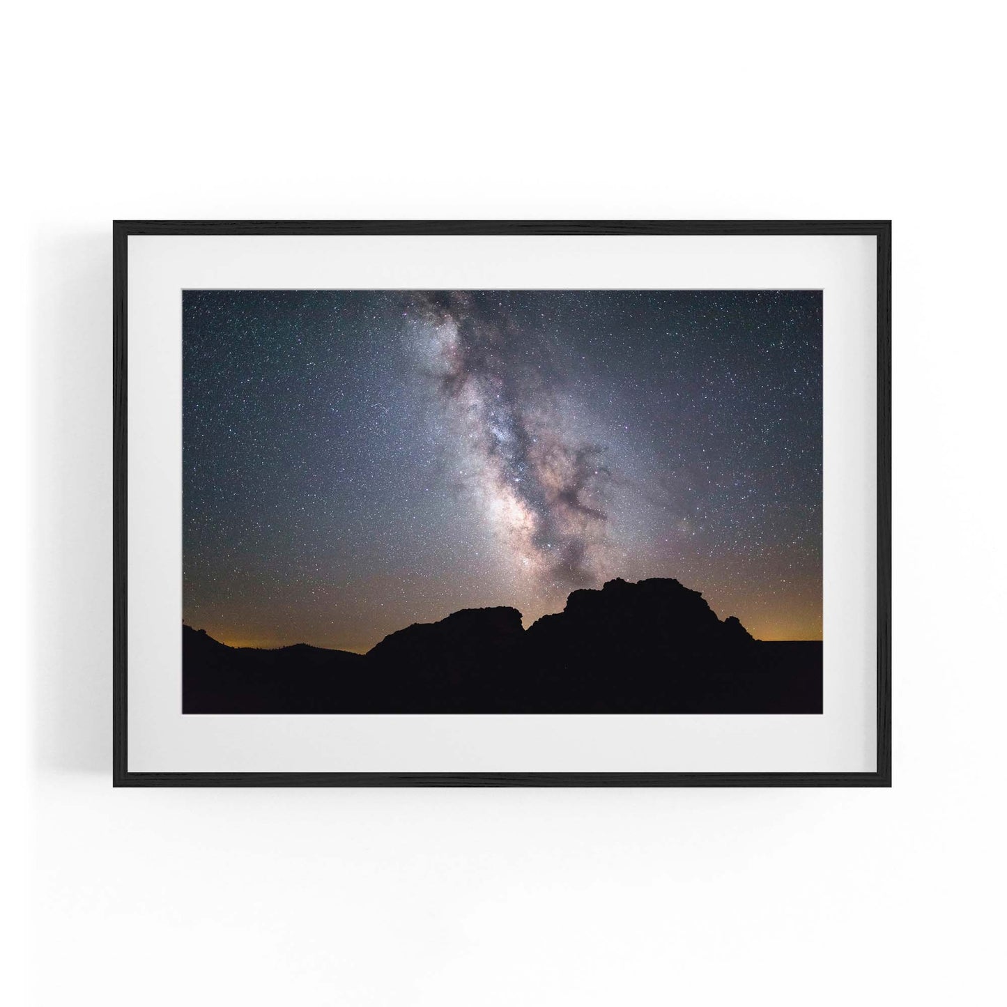 The Milky Way Night Sky Photograph Wall Art - The Affordable Art Company