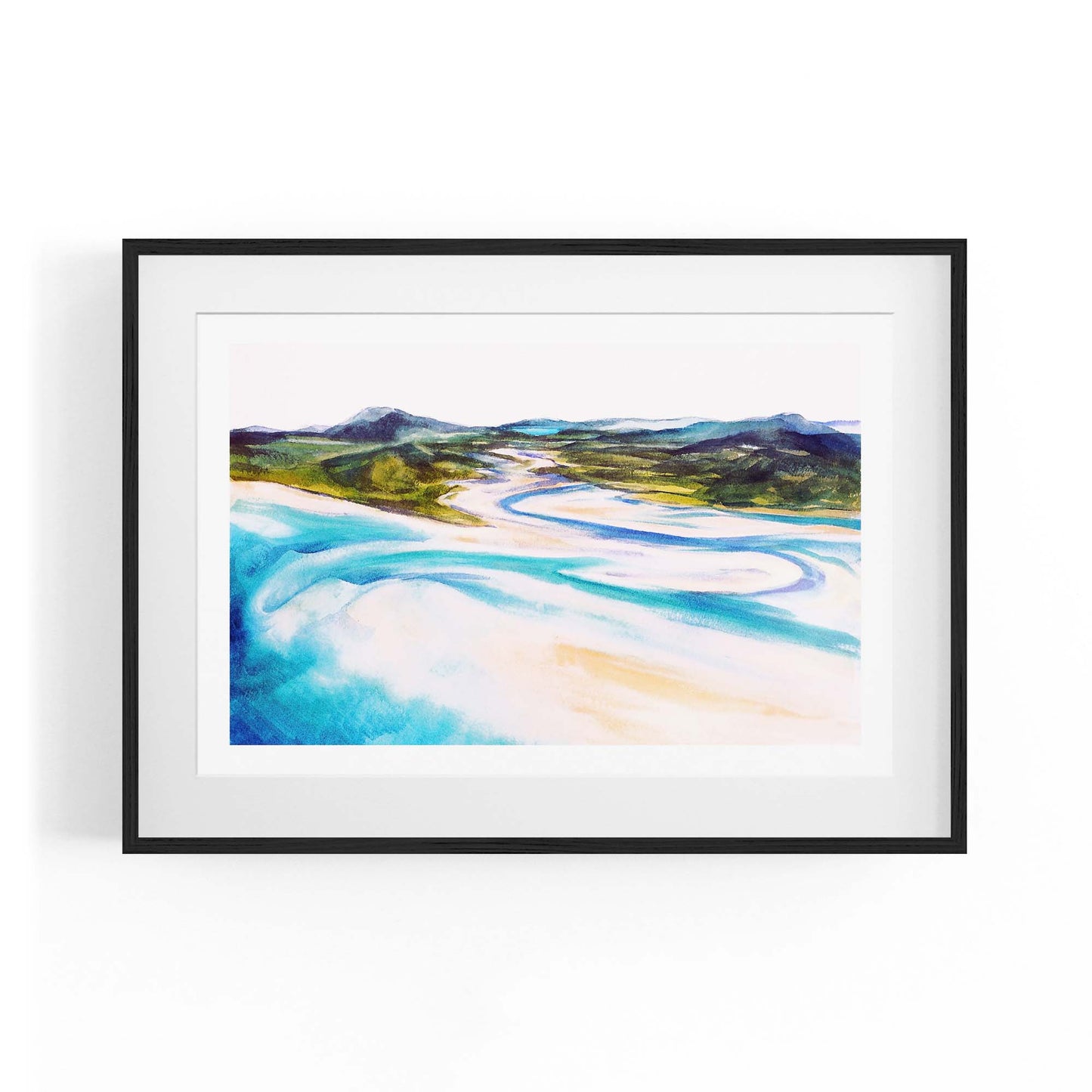 Whitsunday Island Australia Painting Wall Art - The Affordable Art Company