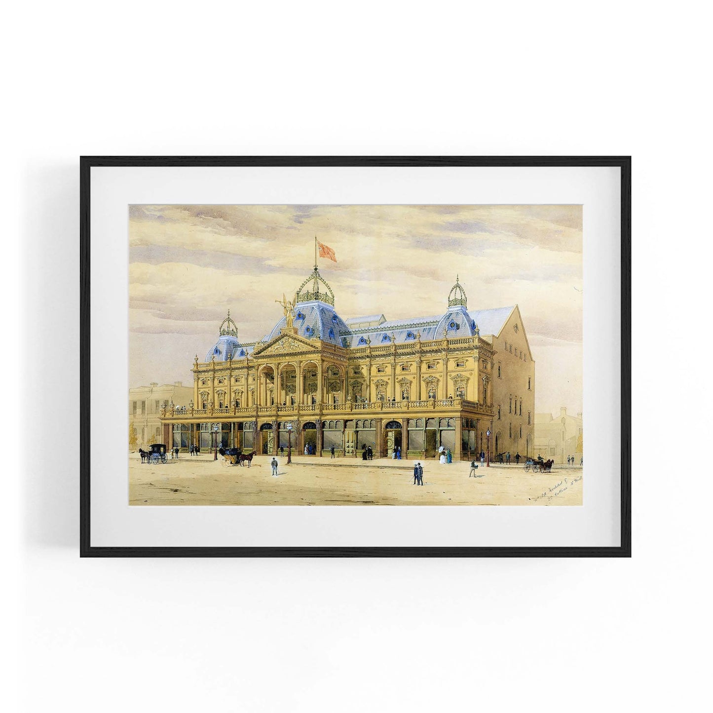 Princess Theatre Melbourne Vintage Wall Art #1 - The Affordable Art Company